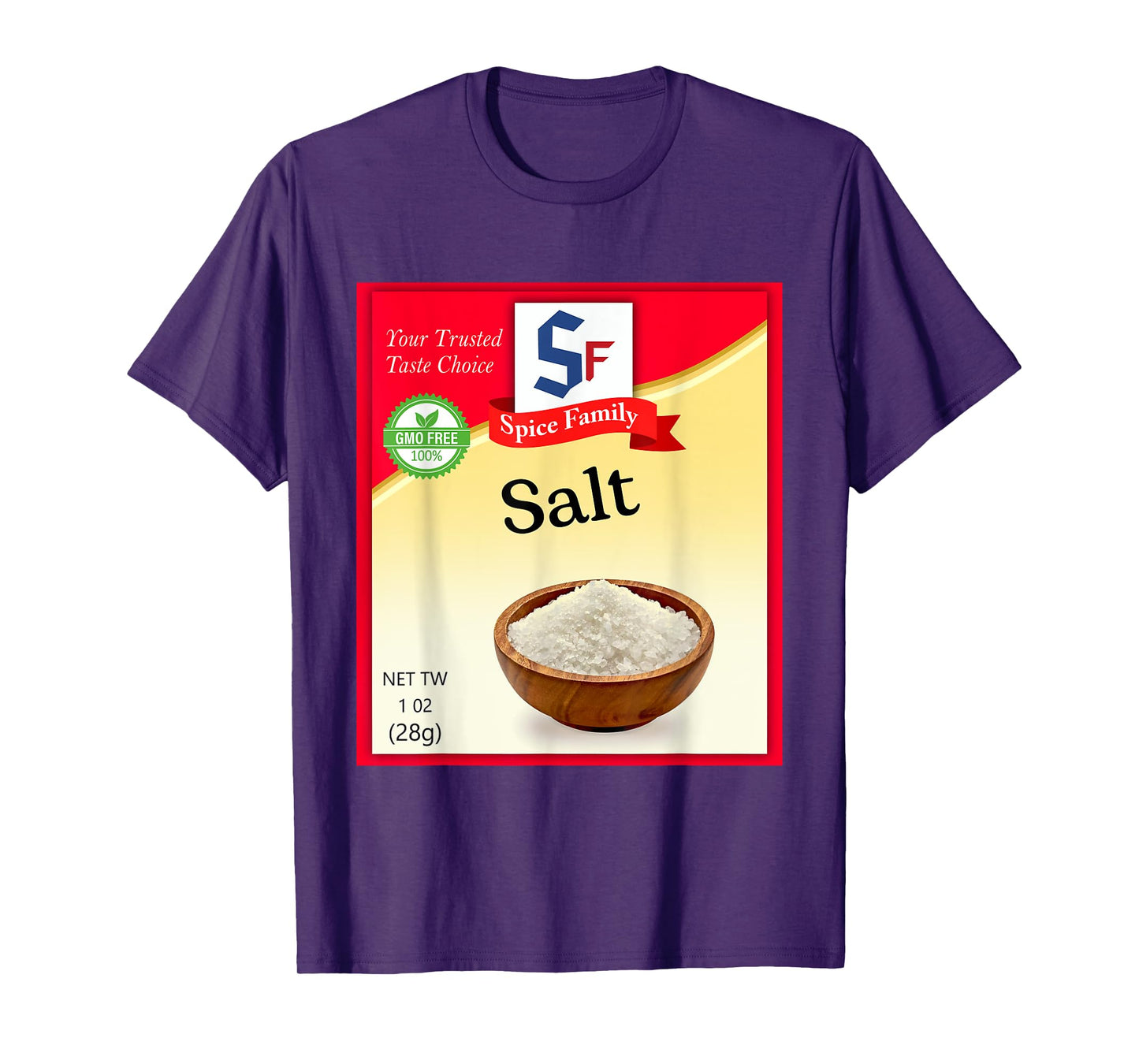 Salt Condiment Costume Holiday Spice Costumes T-Shirt