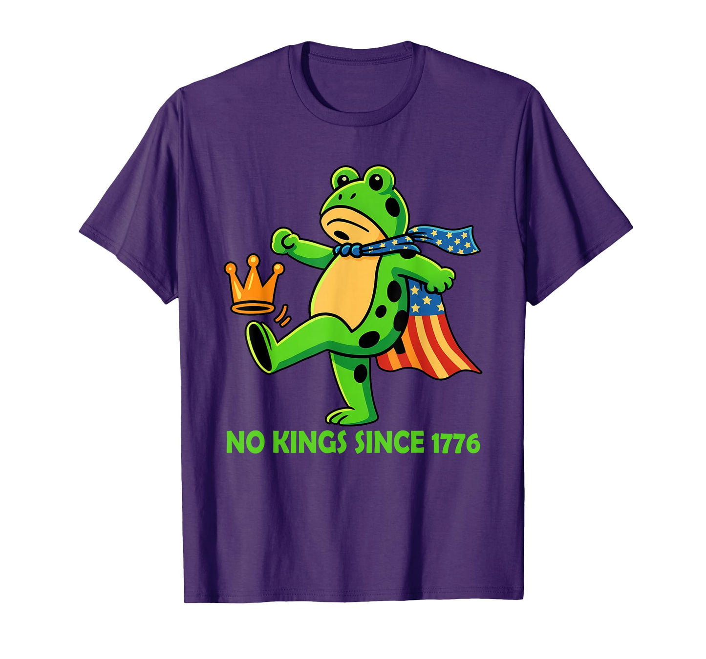 Frog Protest No Kings in America T-Shirt