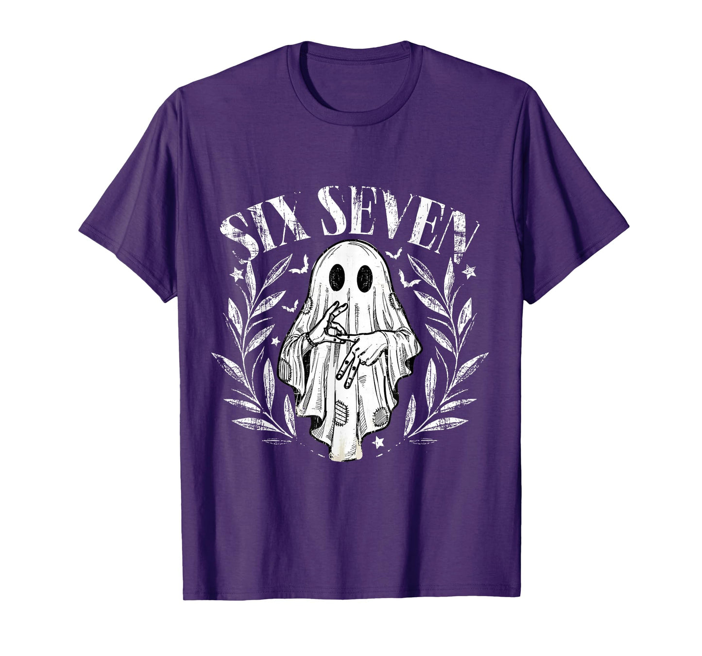 Six Seven Meme 6 7 Halloween Viral Gen Z Meme Saying T-Shirt