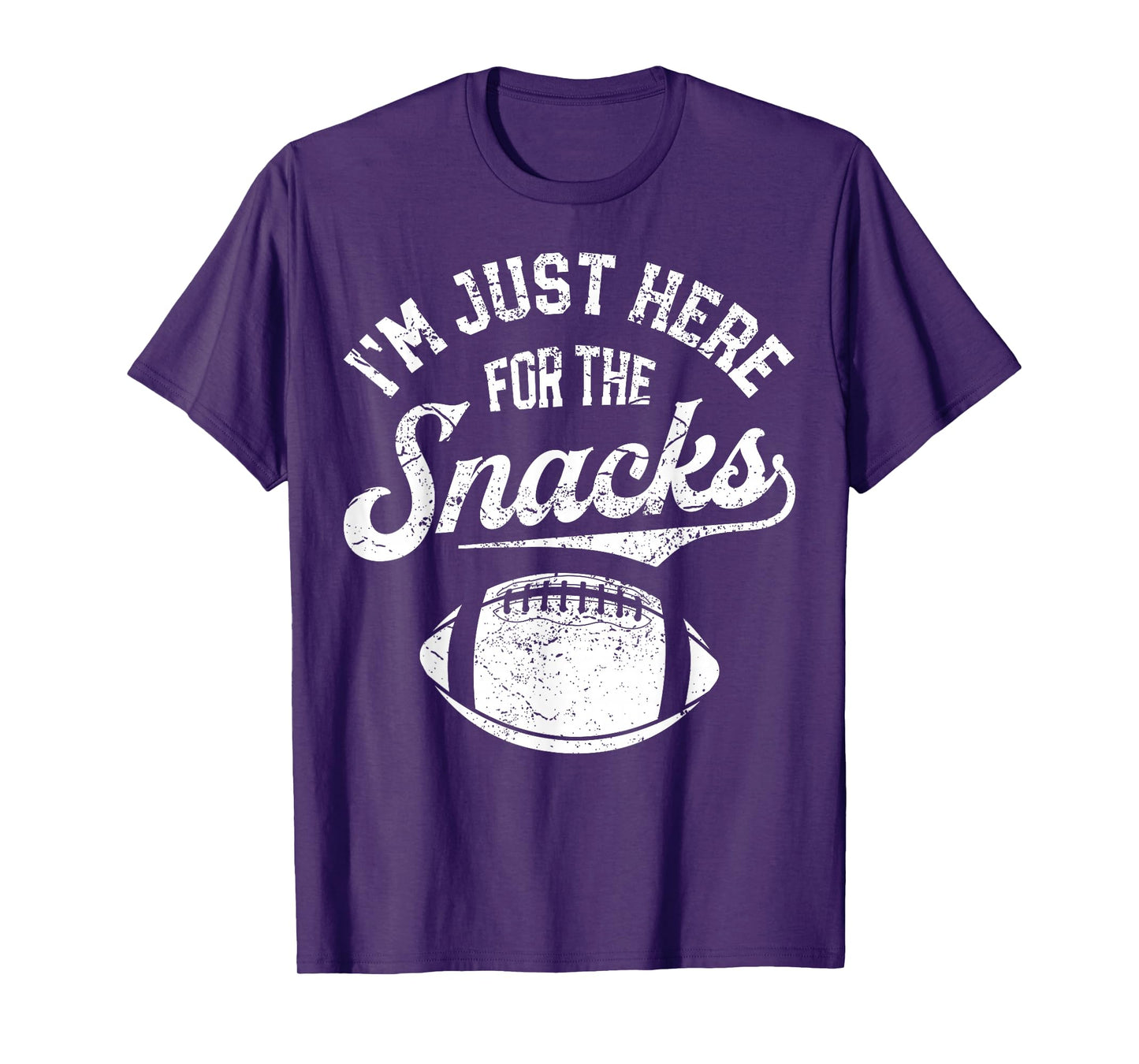 I'm Just Here For The Snacks Funny Fantasy Football League T-Shirt