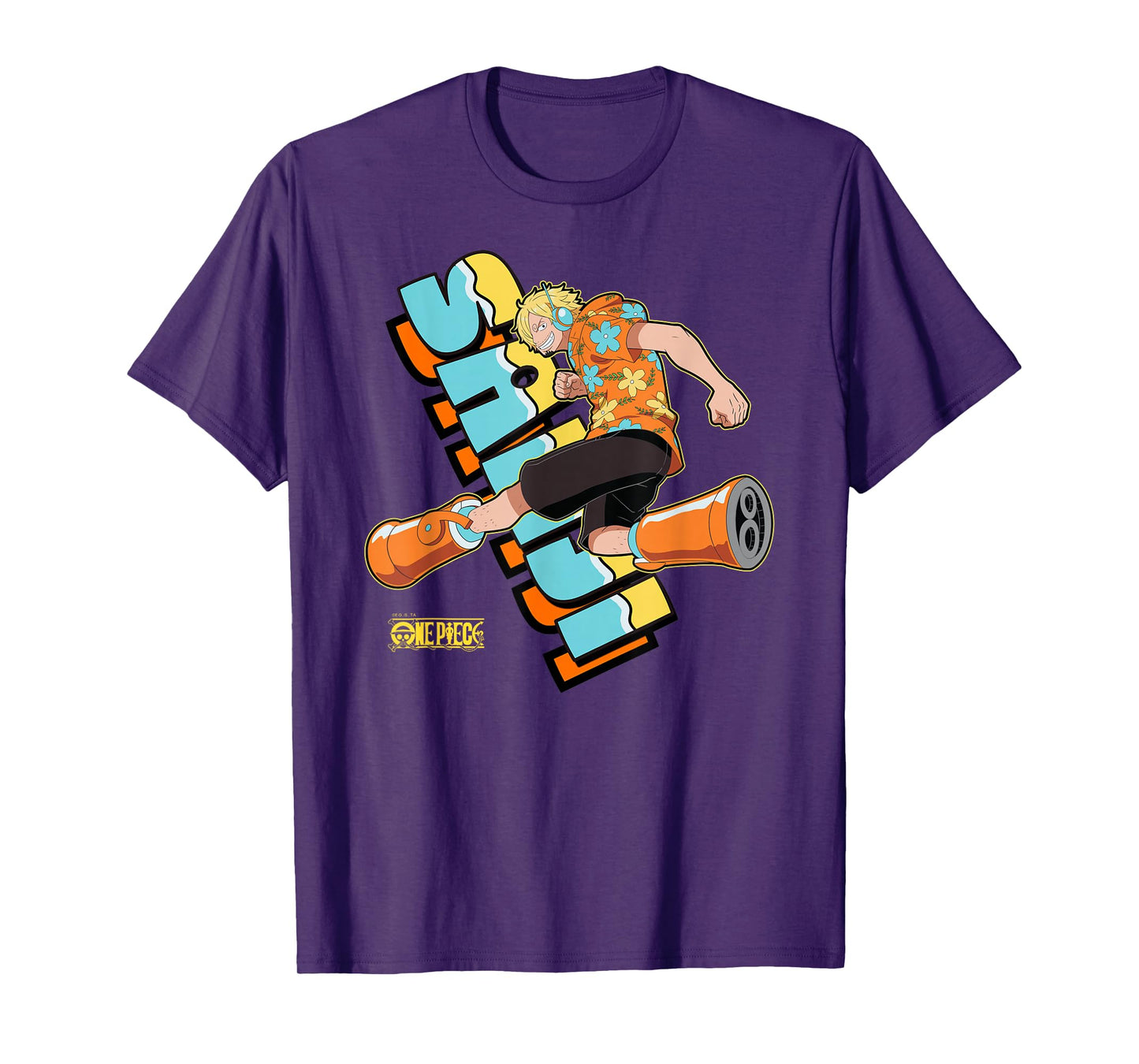 One Piece Anime Sanji Egghead Island T-Shirt