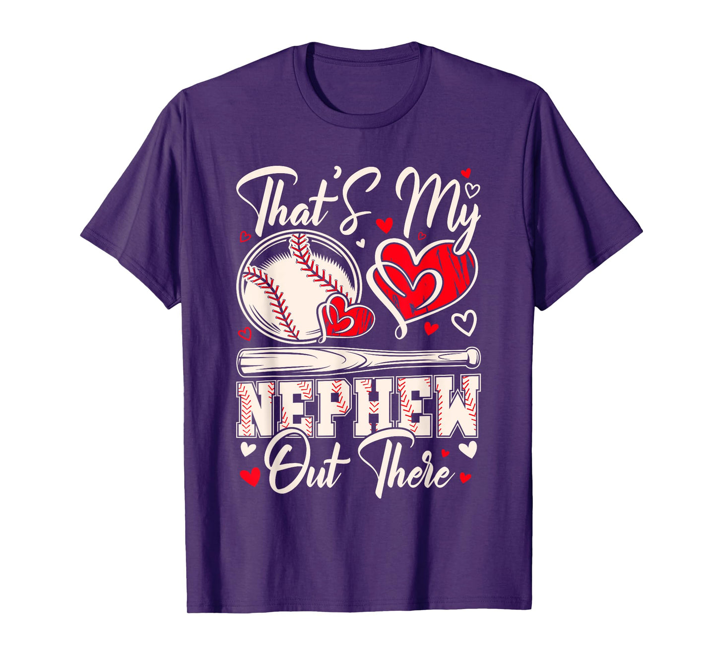 That's My Nephew Out There Baseball Auntie Mothers Day T-Shirt