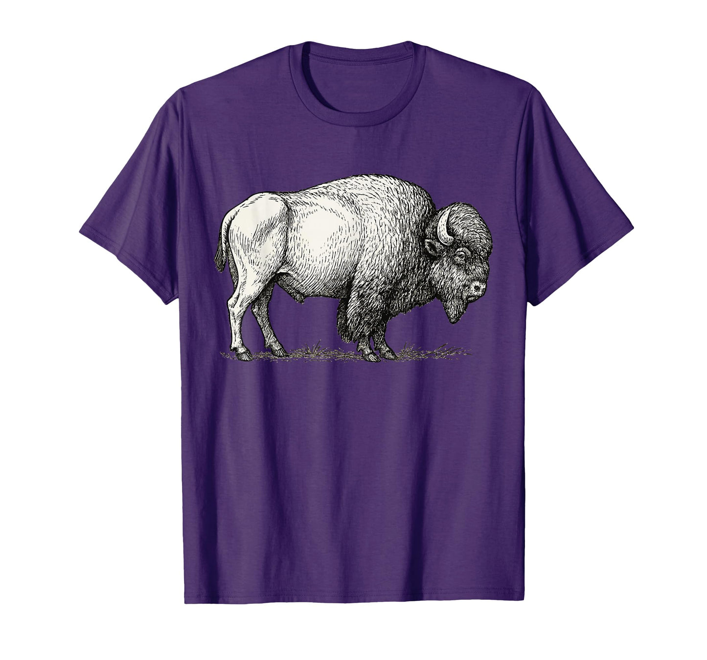 Bison Vintage Retro American Buffalo T-Shirt