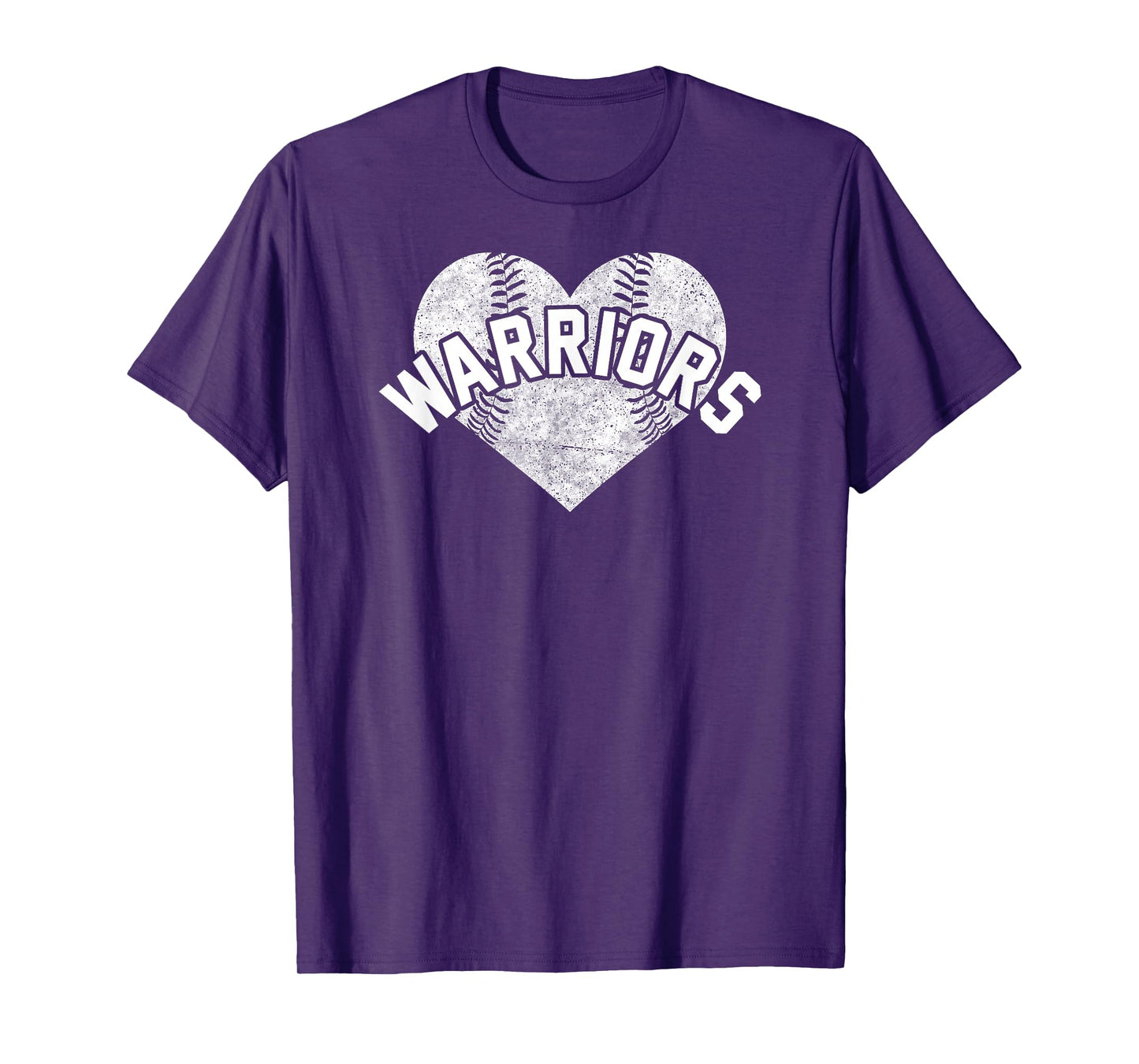 Warriors Baseball Softball High School Team Mascot Mom T-Shirt