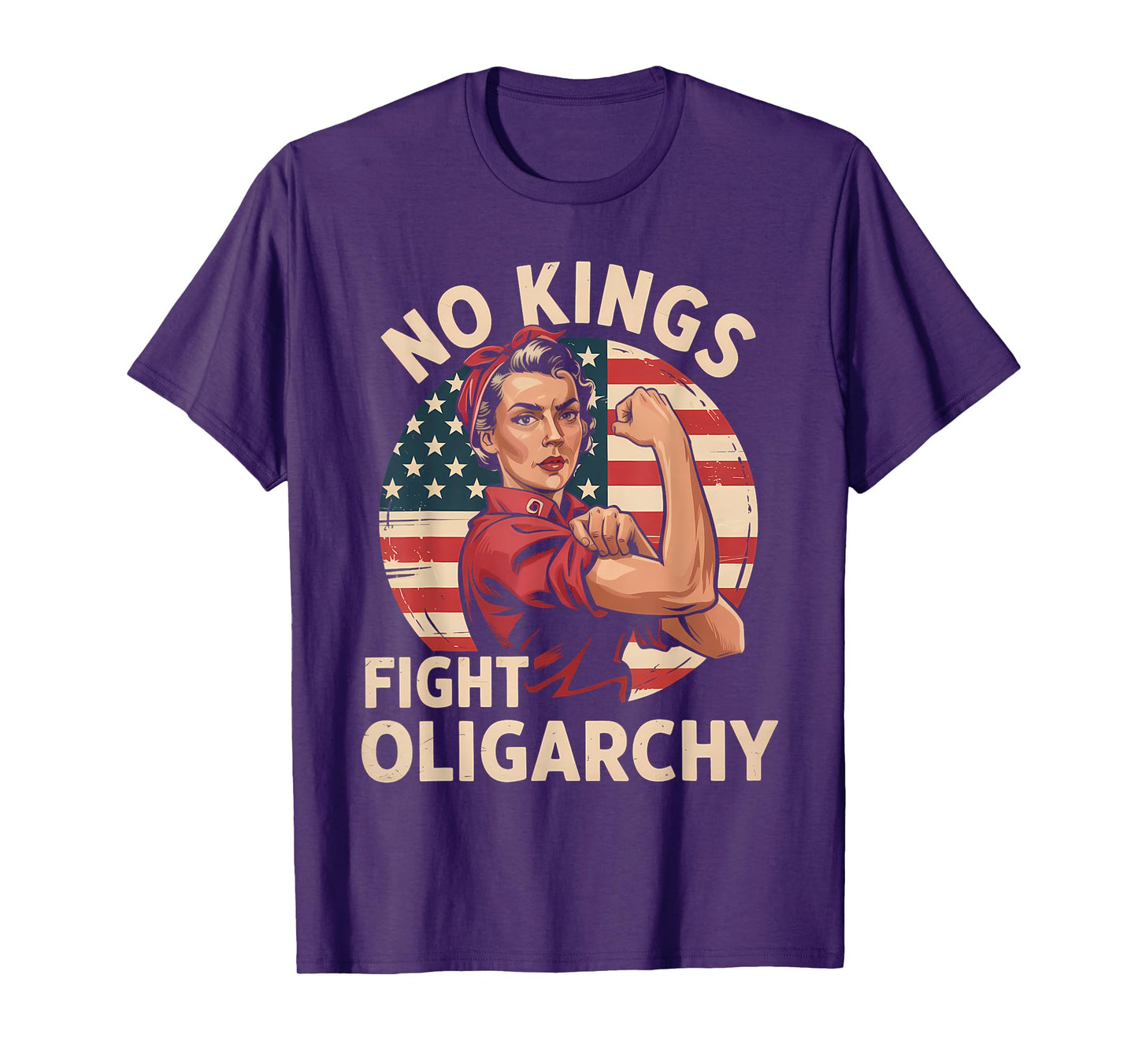 No Kings T Shirt Fight Oligarchy No Kings In America Women T-Shirt