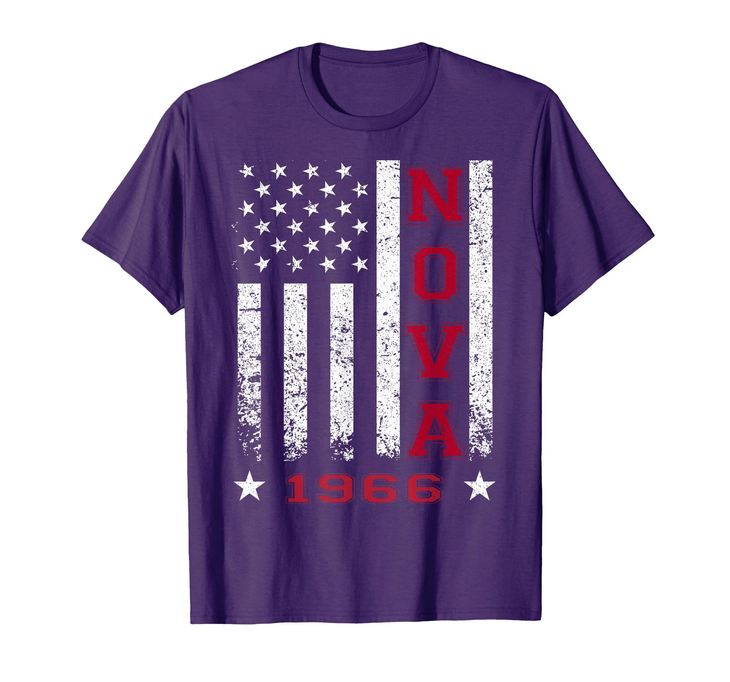 Jersey Style Nova 66 1966 Classic Old School Muscle Car T-Shirt