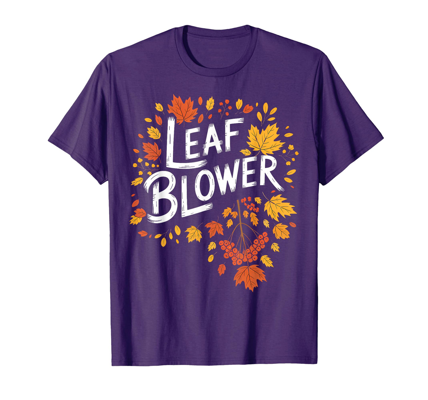 Very Spooktacular Fall Leaf Blower Sucking for Everyone T-Shirt
