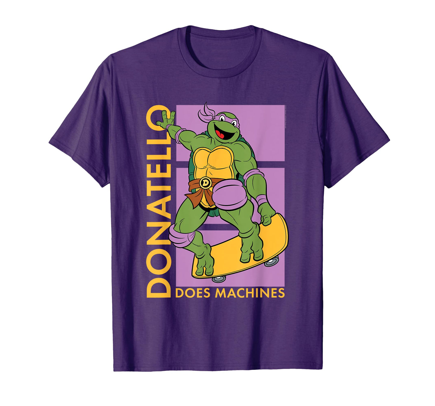 Teenage Mutant Ninja Turtles Donatello Skateboard Cartoon T-Shirt