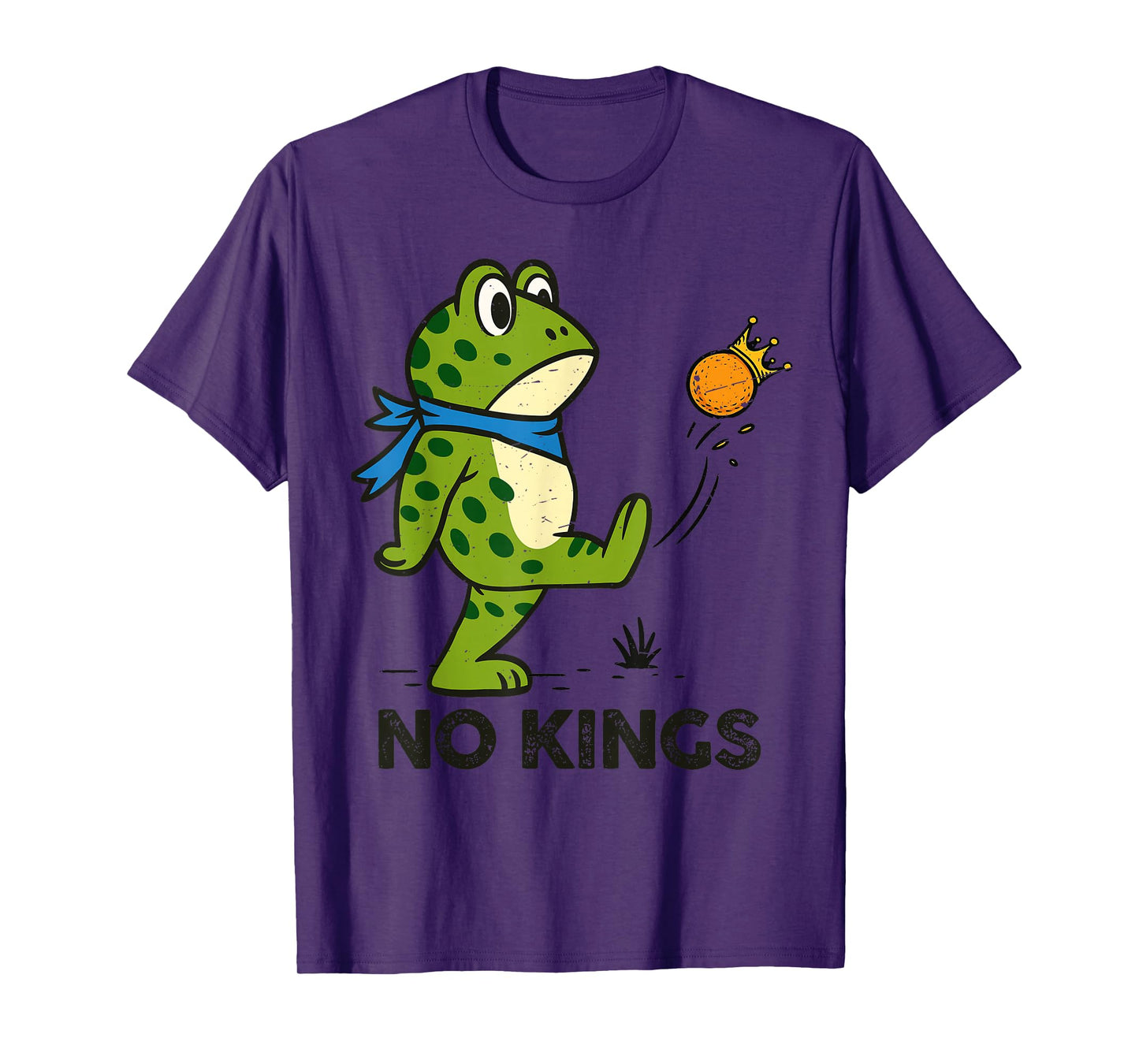 Portland Frog Protest No Kings in America for Men Women T-Shirt