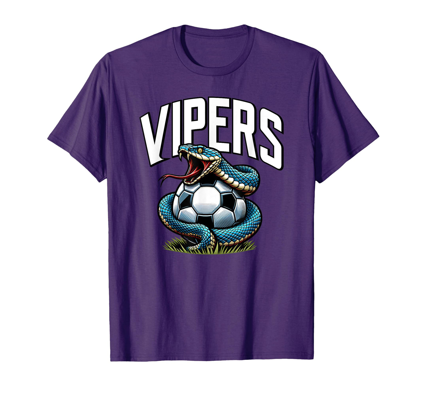 Vipers Soccer Mascot for Youth Teams Players and Fans T-Shirt