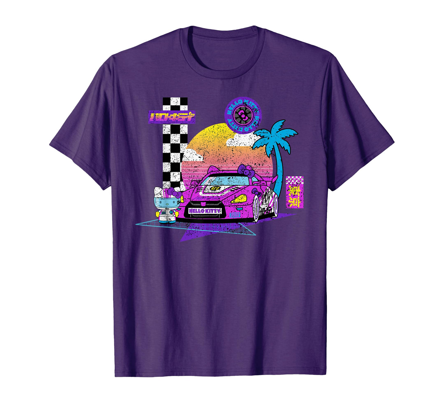 SANRIO Hello Kitty Kawaii Tokyo Racer T-Shirt