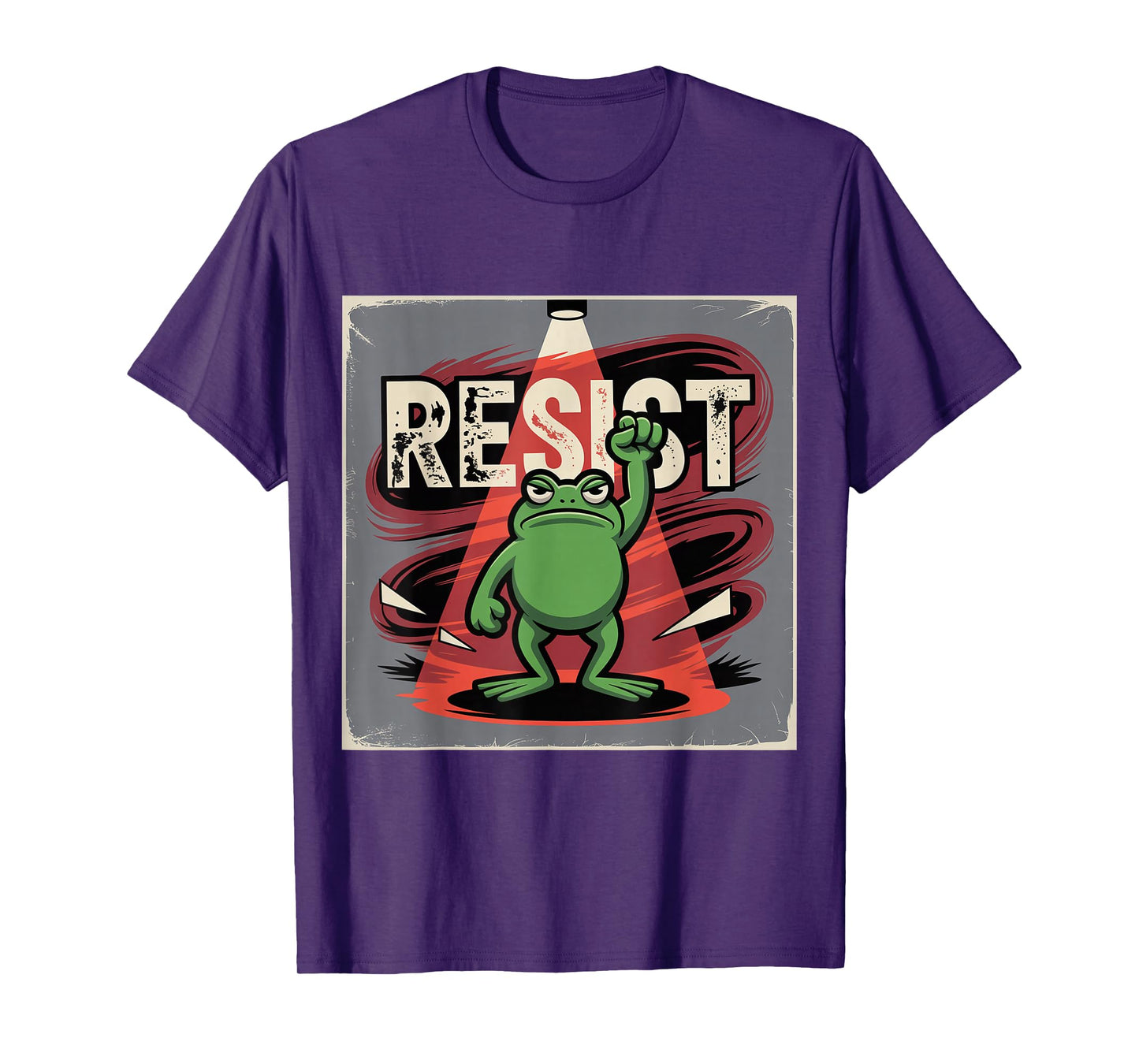 Portland Frog Protest Shirt Funny Portland Poster T-Shirt