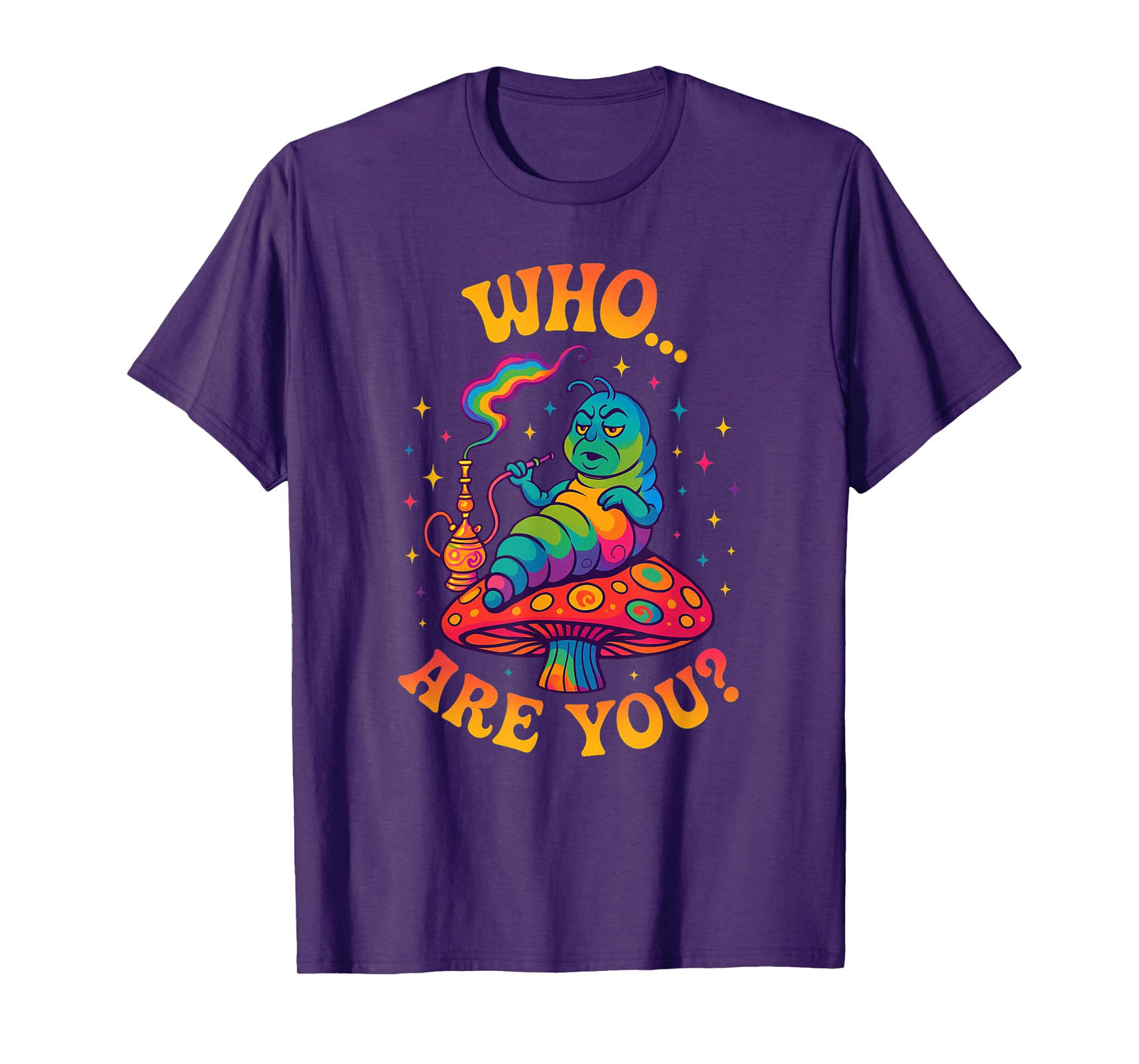 Alice in Wonderland Caterpillar Lewis Carroll Illustration T-Shirt