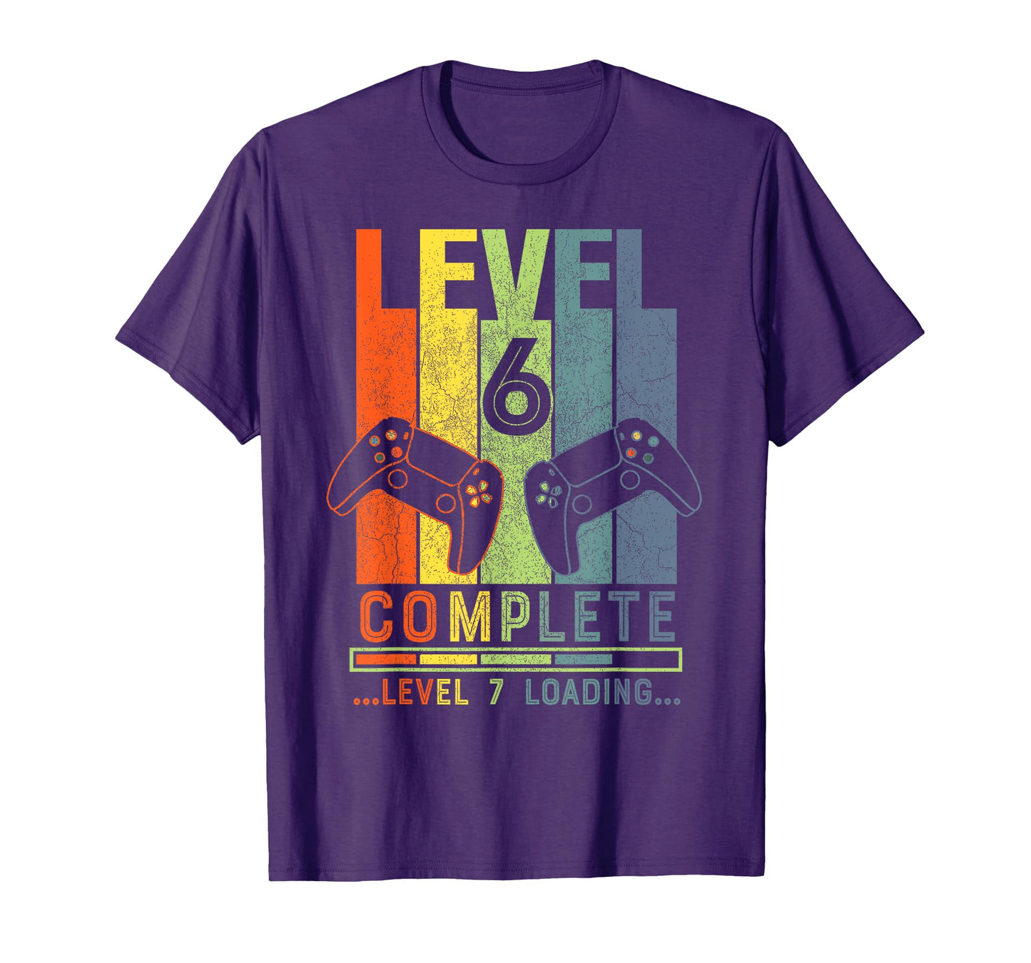 Level 6 Complete Gamer Gift 6 Years Wedding Anniversary T-Shirt
