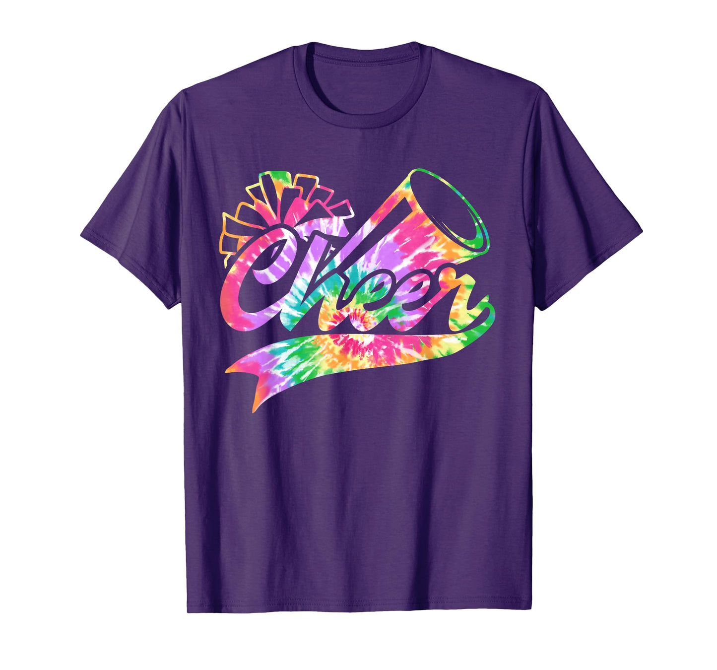 Tie Dye Cheerleading Peace Love Cheer for Cheerleader Cute T-Shirt
