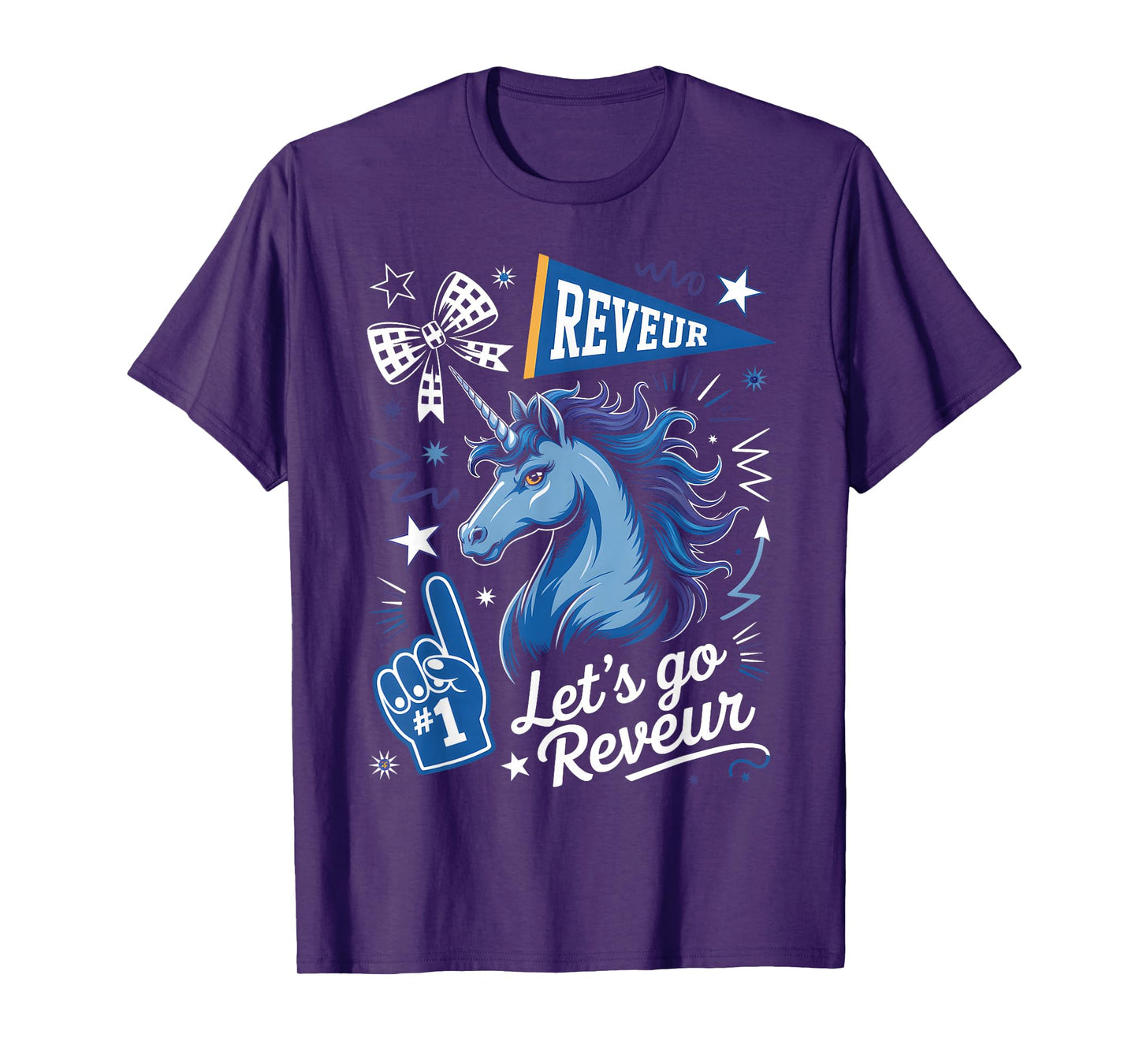 Team Reveur House Shirt Blue with Unicorn House of Dreamers T-Shirt