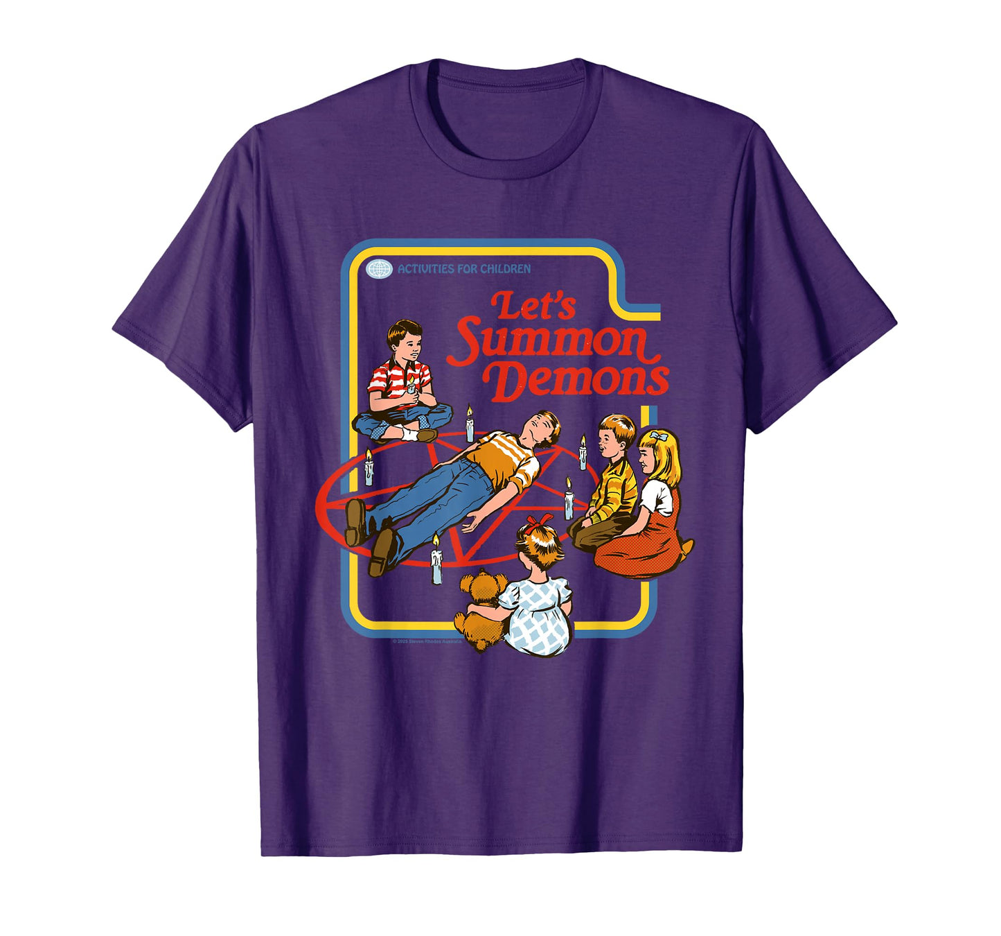 Lets Summon Demons Occult Retro Vintage Funny Adult Humor T-Shirt