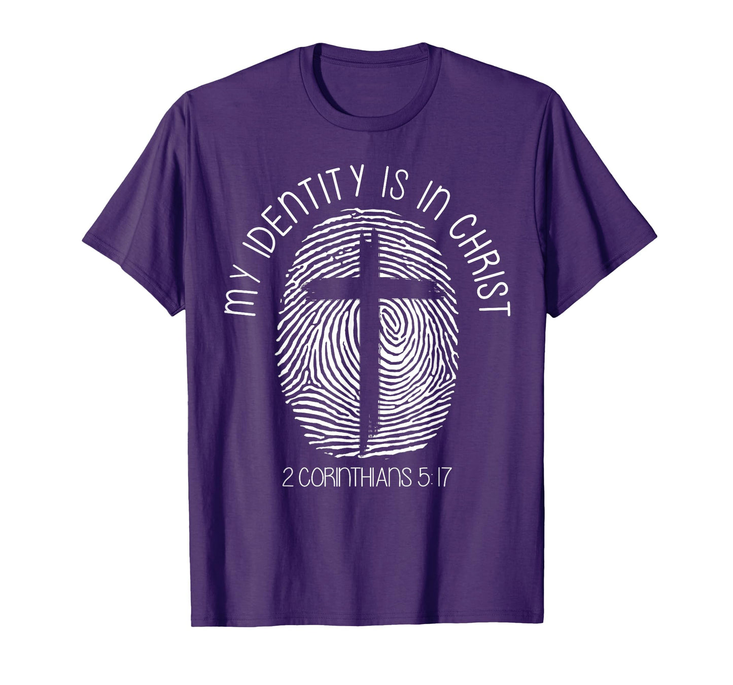 Christians My Identity is in Jesus Christ Bible Faith T-Shirt