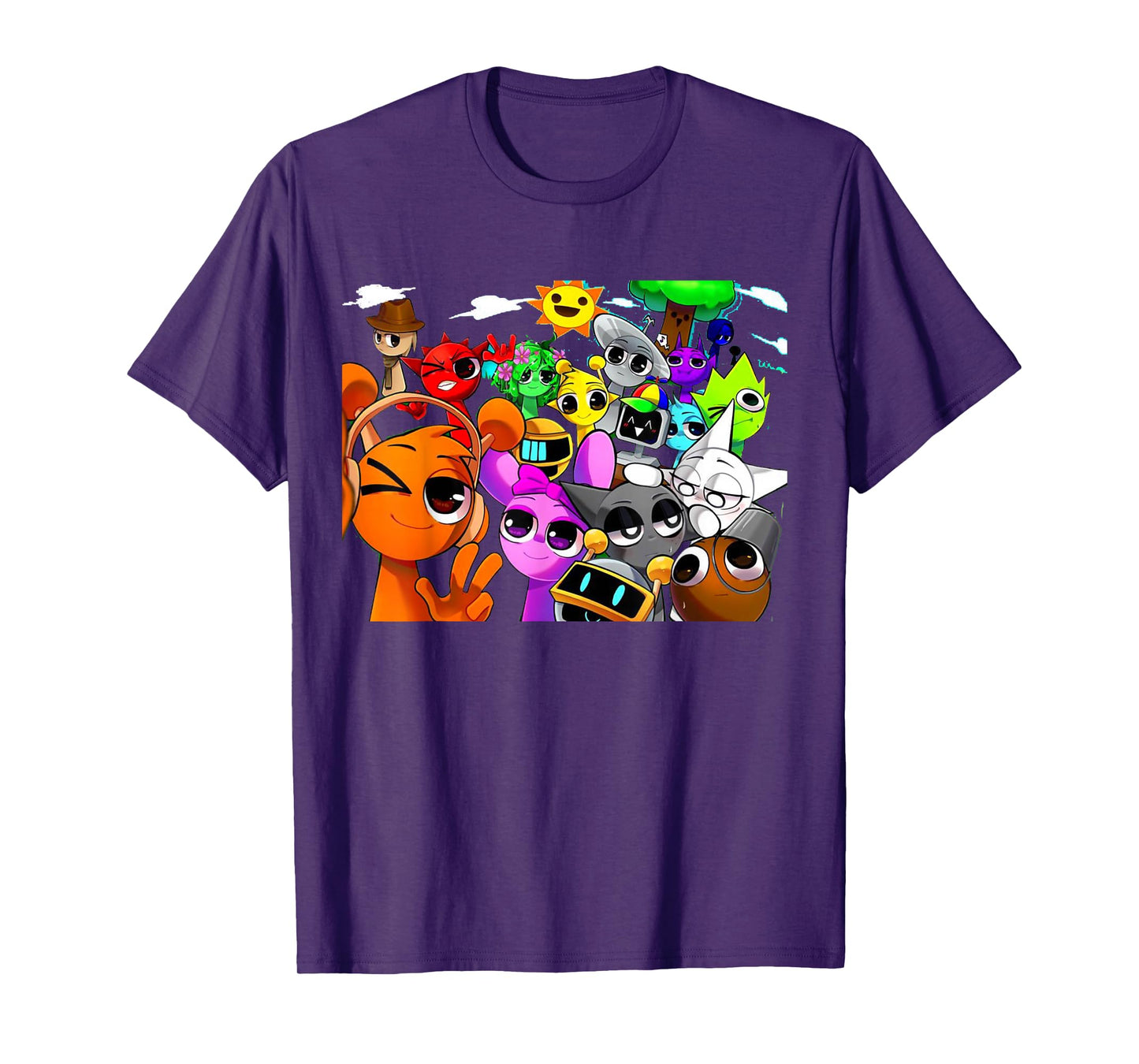Sprunky Group! | Funbot Jevin Simon Oren Pinki T-Shirt