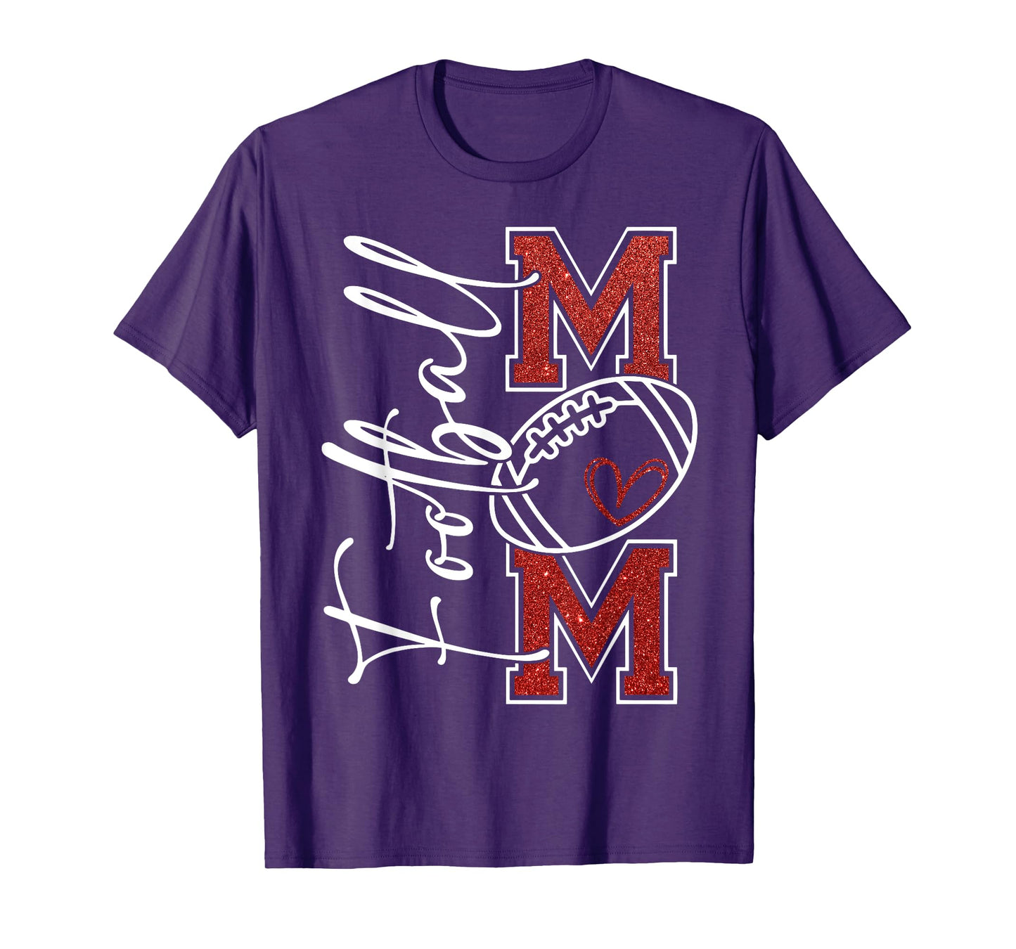 Football Mama Go Cheer Football Mom Game Day Mother's Day T-Shirt