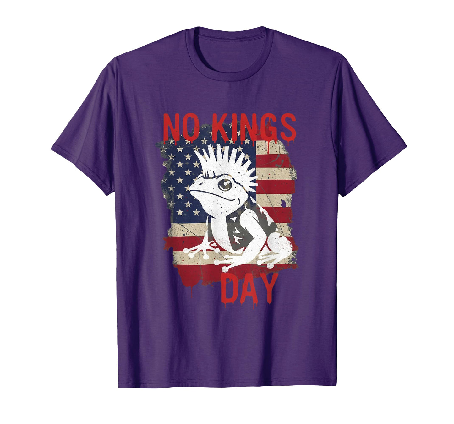 No Kings Day Portland Shirt Frog Protest T-Shirt
