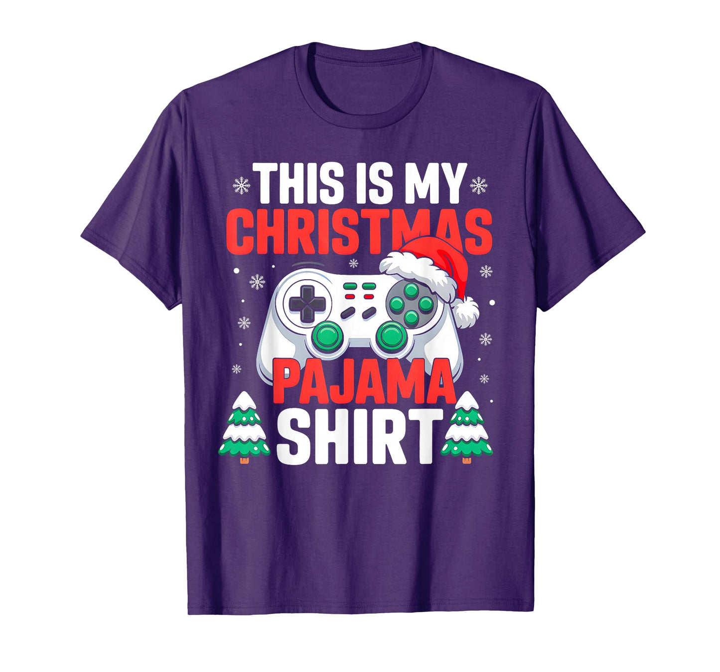 This is My Christmas Pajama Shirt Video Gamer Gaming Boys T-Shirt