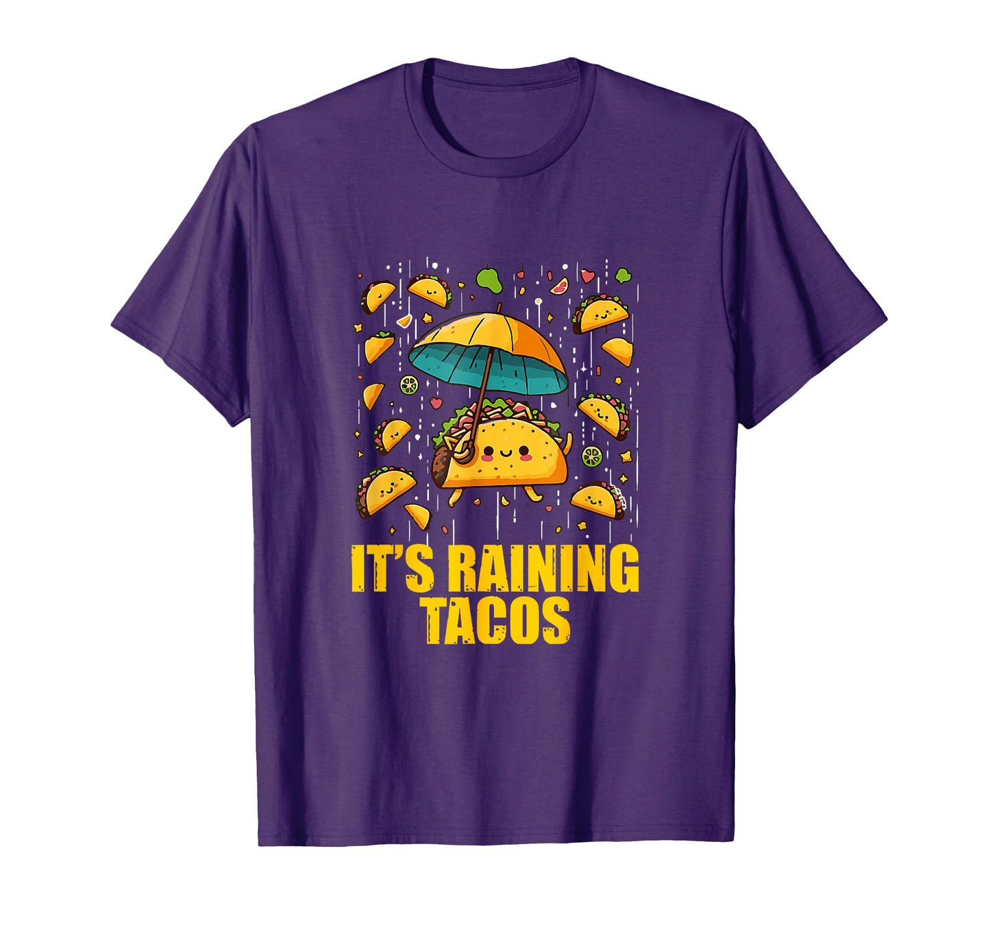 It's Raining Tacos Funny Taco Lovers Kids Girls Boys T-Shirt