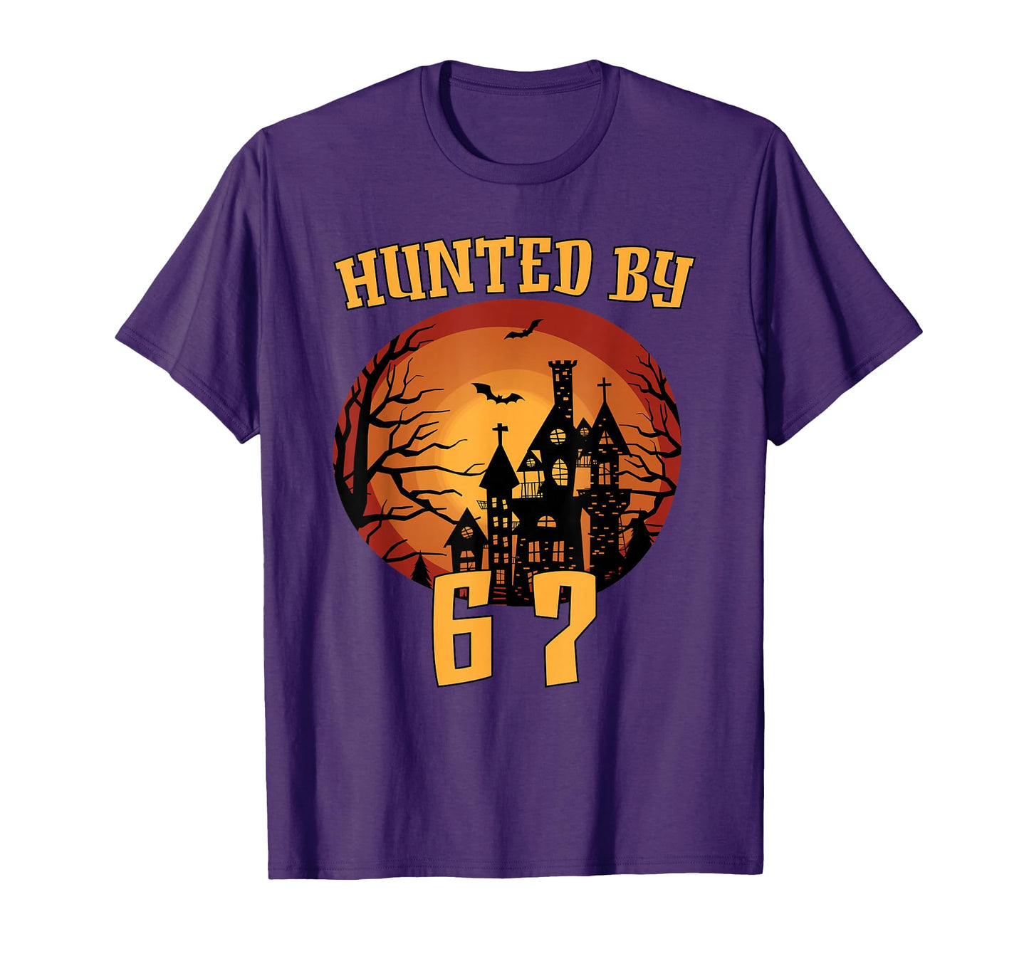 6 7 Halloween 67 Meme six Seven Haunted Gen Alpha Z Spooky T-Shirt