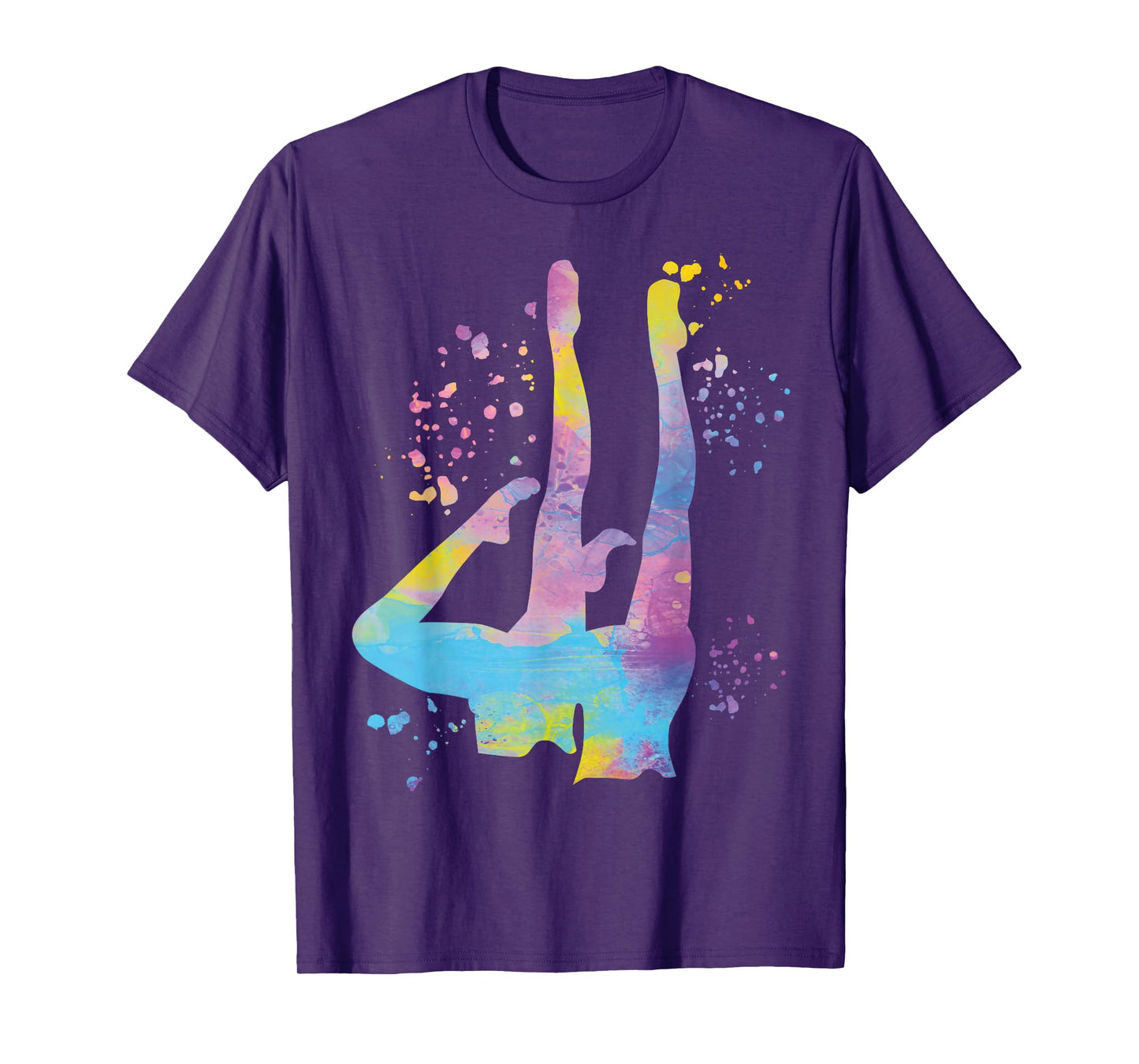 Synchronized Swimming Colorsplash Team Artistic Swim T-Shirt