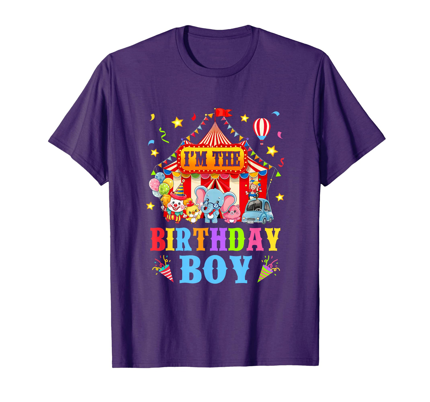 I'm The Birthday Boy Circus Carnival Family Party 1St Bday T-Shirt