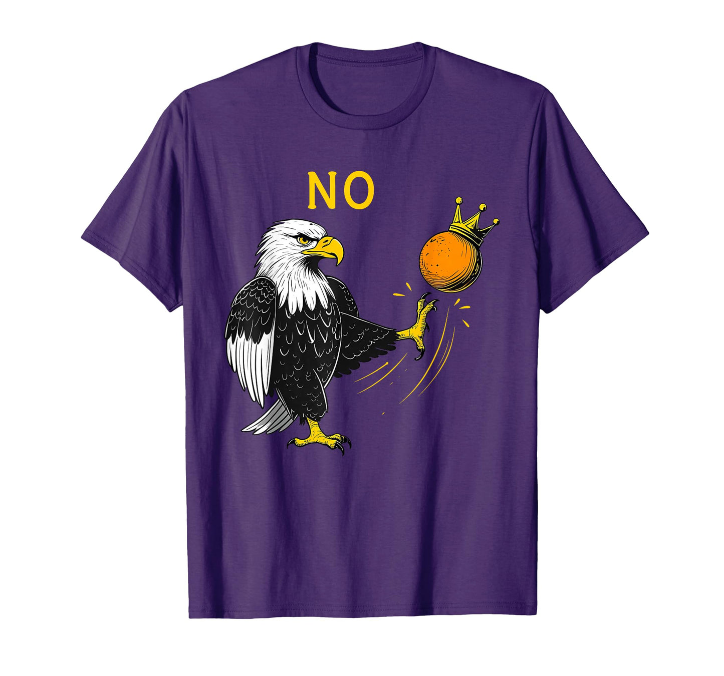 Funny Eagle No Kings October 18 No Kings Day Men Women T-Shirt