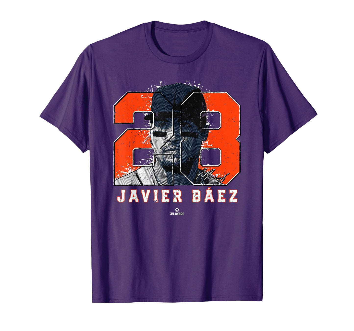 Javier Baez Silhouette Detroit Michigan MLBPA T-Shirt