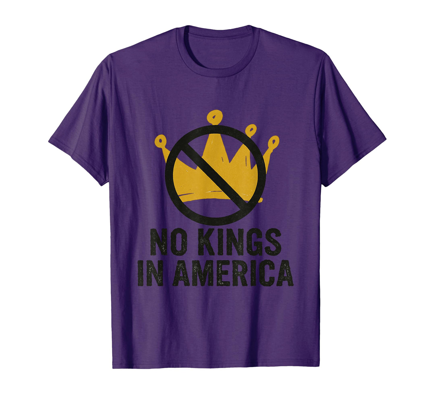 No Kings in America Political Men Women America Patriot T-Shirt