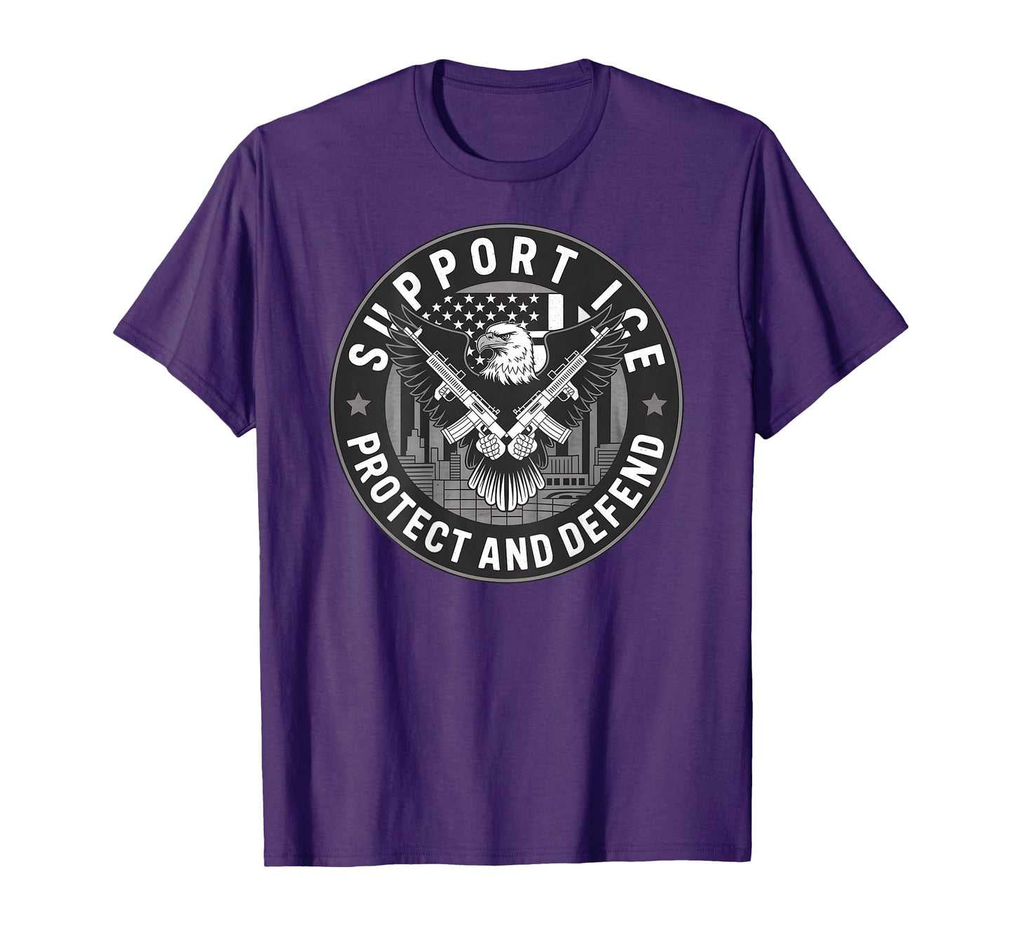 Support Our ICE Officers – Protecting America’s Borders T-Shirt