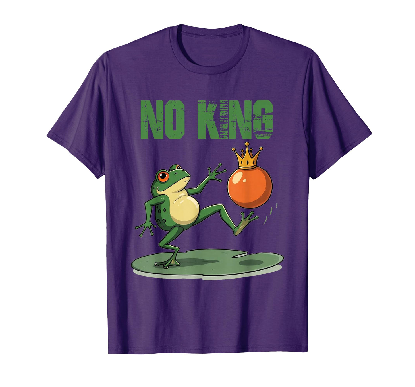 Funny No Kings Portland Frog Protest Men Women Tee T-Shirt