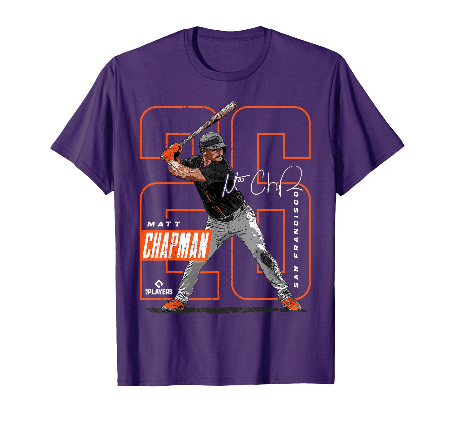 Matt Chapman | San Francisco MLB Baseball Players| MLBMC201M T-Shirt