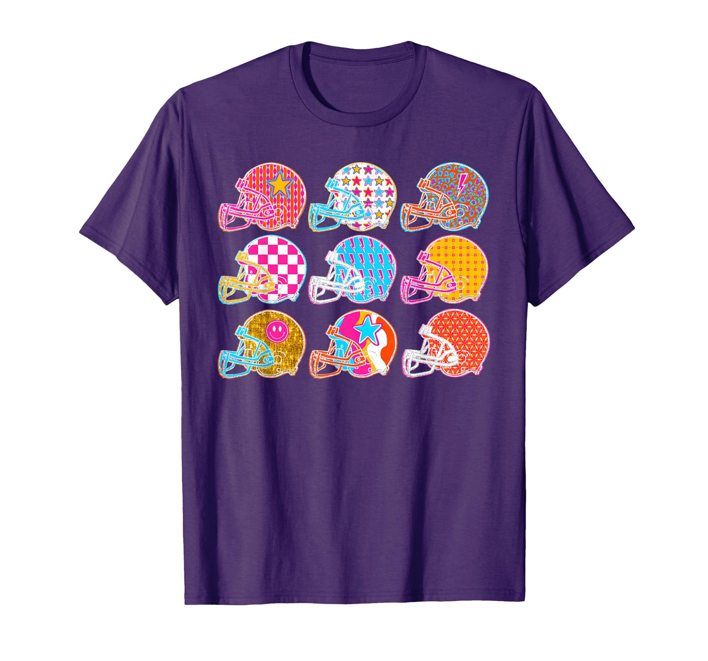 Touchdown American Football Game Day Thanksgiving Helmet T-Shirt