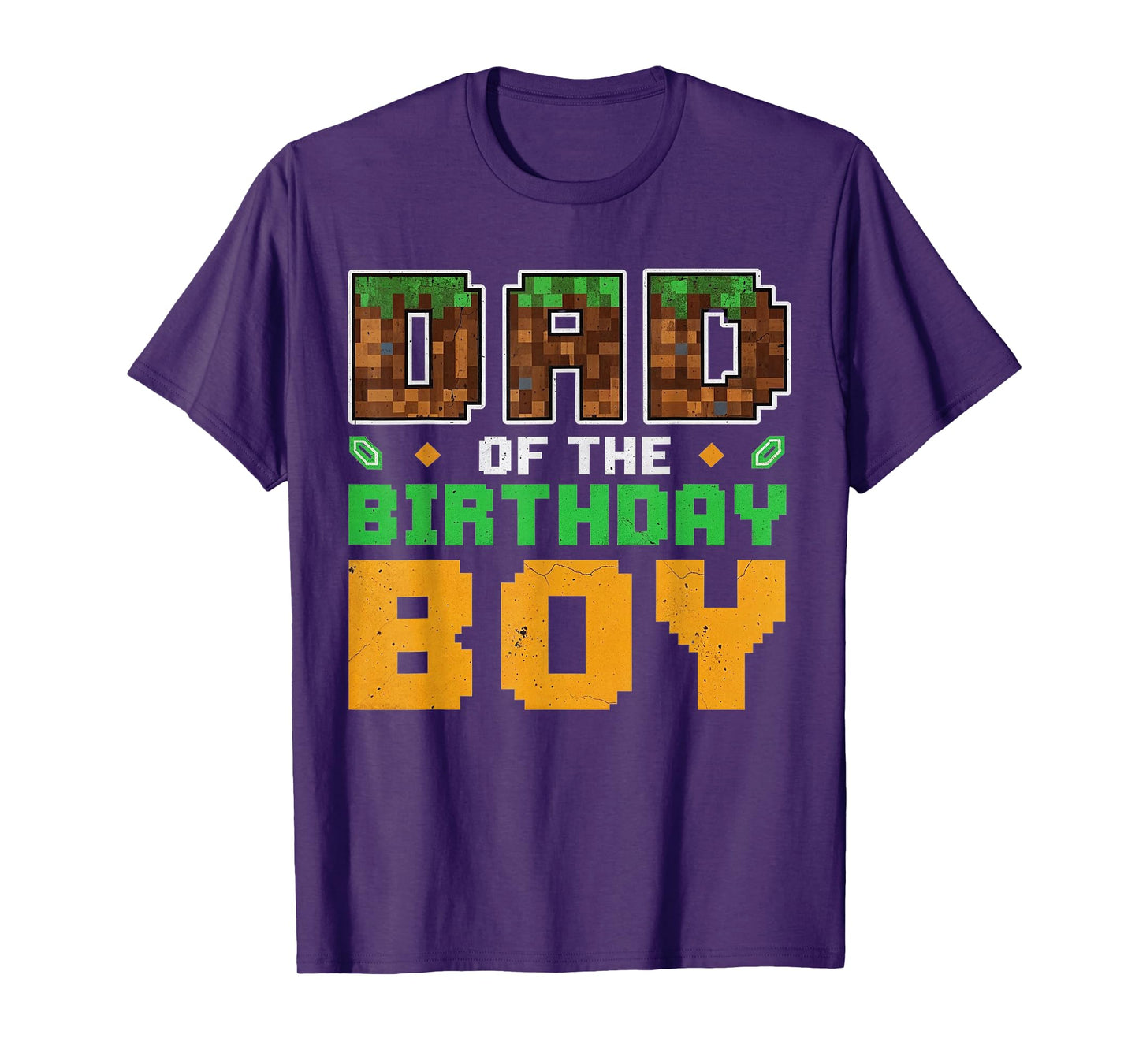 Pixel Dad of The Birthday Boy Gamer Gift for Men Women Kid T-Shirt