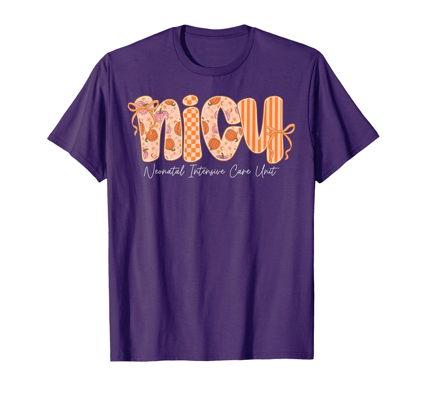 Nicu Nurse Cutest Pumpkin Fall Thanksgiving Nursing T-Shirt