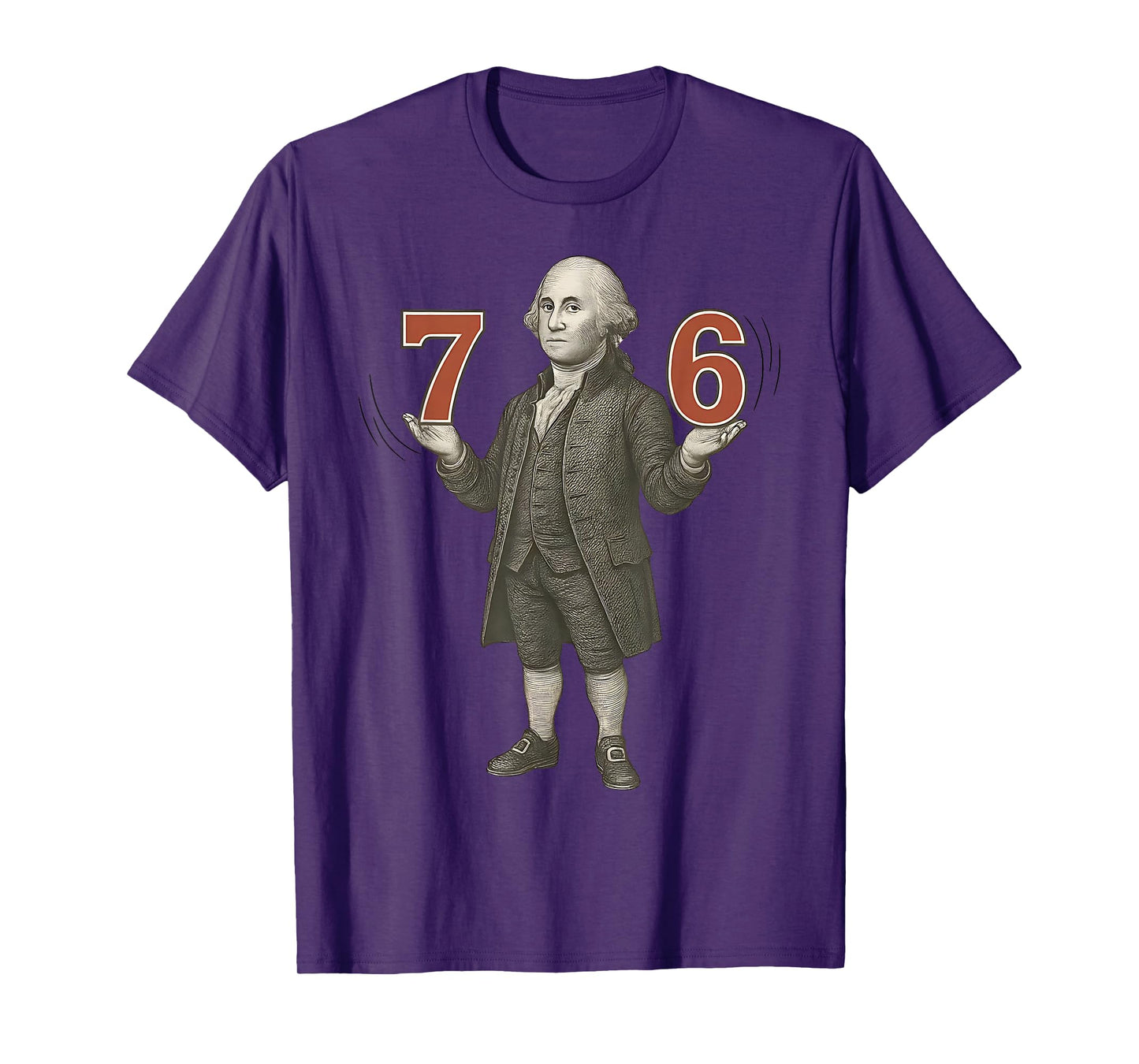 Funny 67 Six Seven Gen Alpha Slang Founding Father T-Shirt