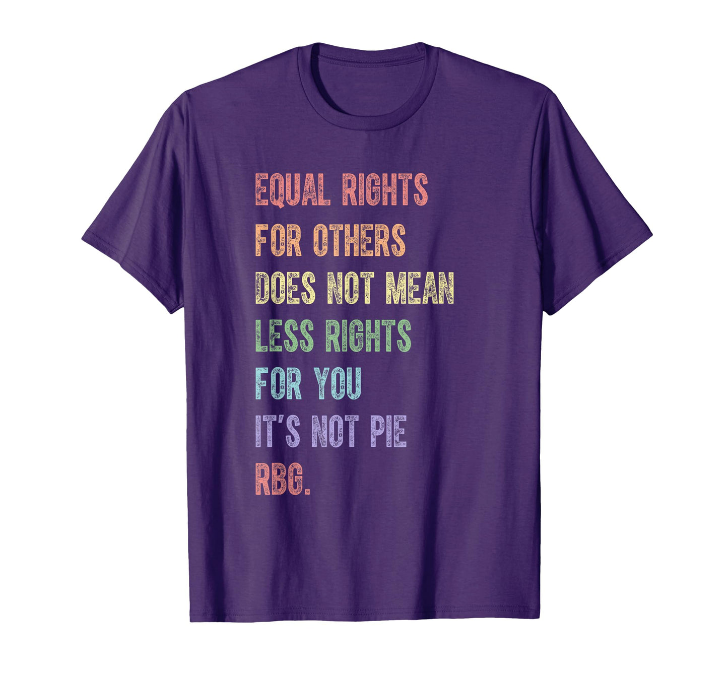 Equality Rbg Equal Rights For Others Vintage Lgbtq Feminist T-Shirt