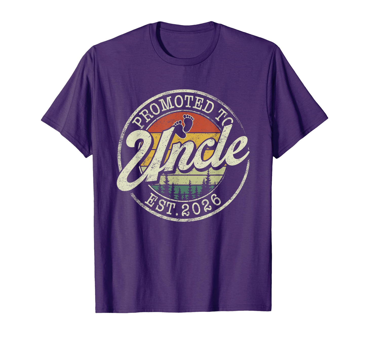 Promoted To Uncle Est 2026 Pregnancy Announcement T-Shirt