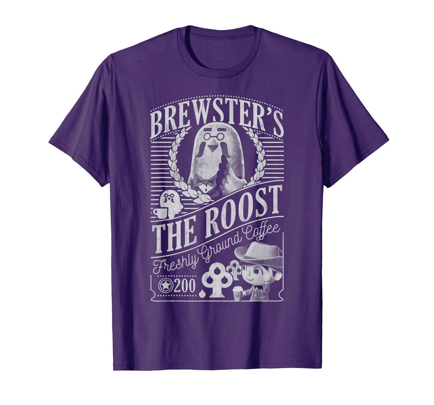 Animal Crossing Brewster's The Roost Graphic T-Shirt T-Shirt