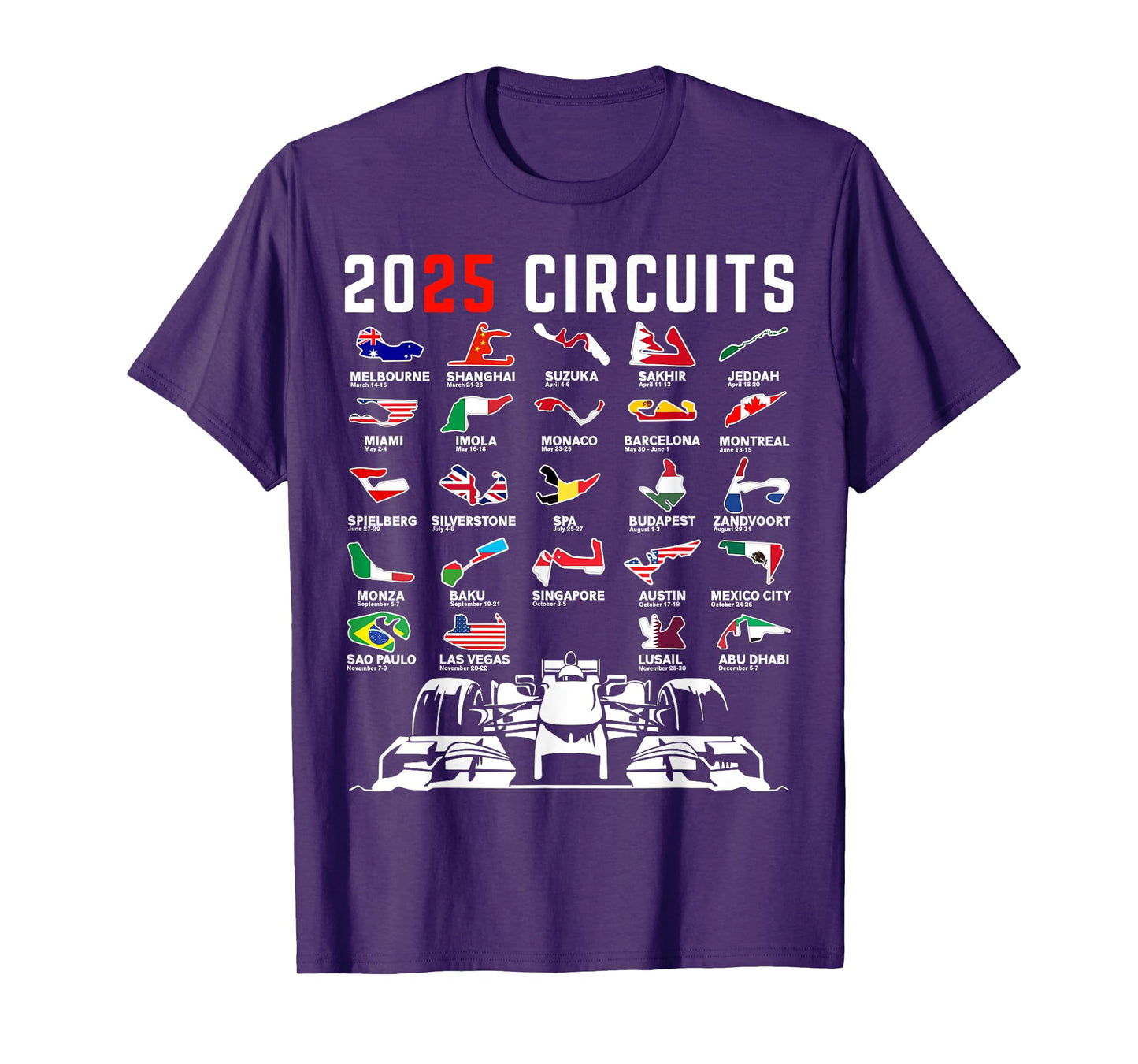 Racing Car Silhouette T-Shirt