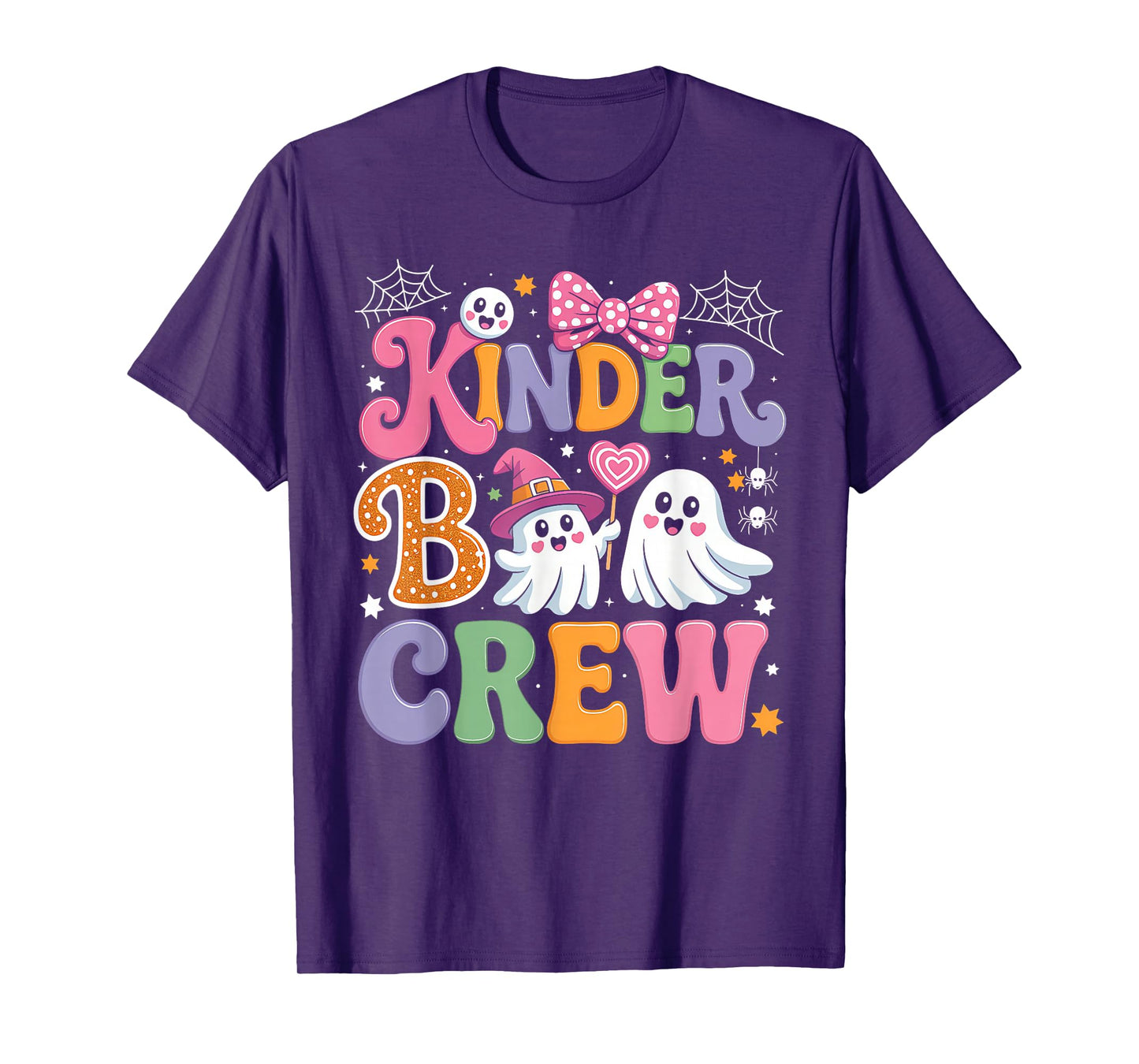 Kinder Boo Crew Kindergarten Teacher Student Halloween T-Shirt