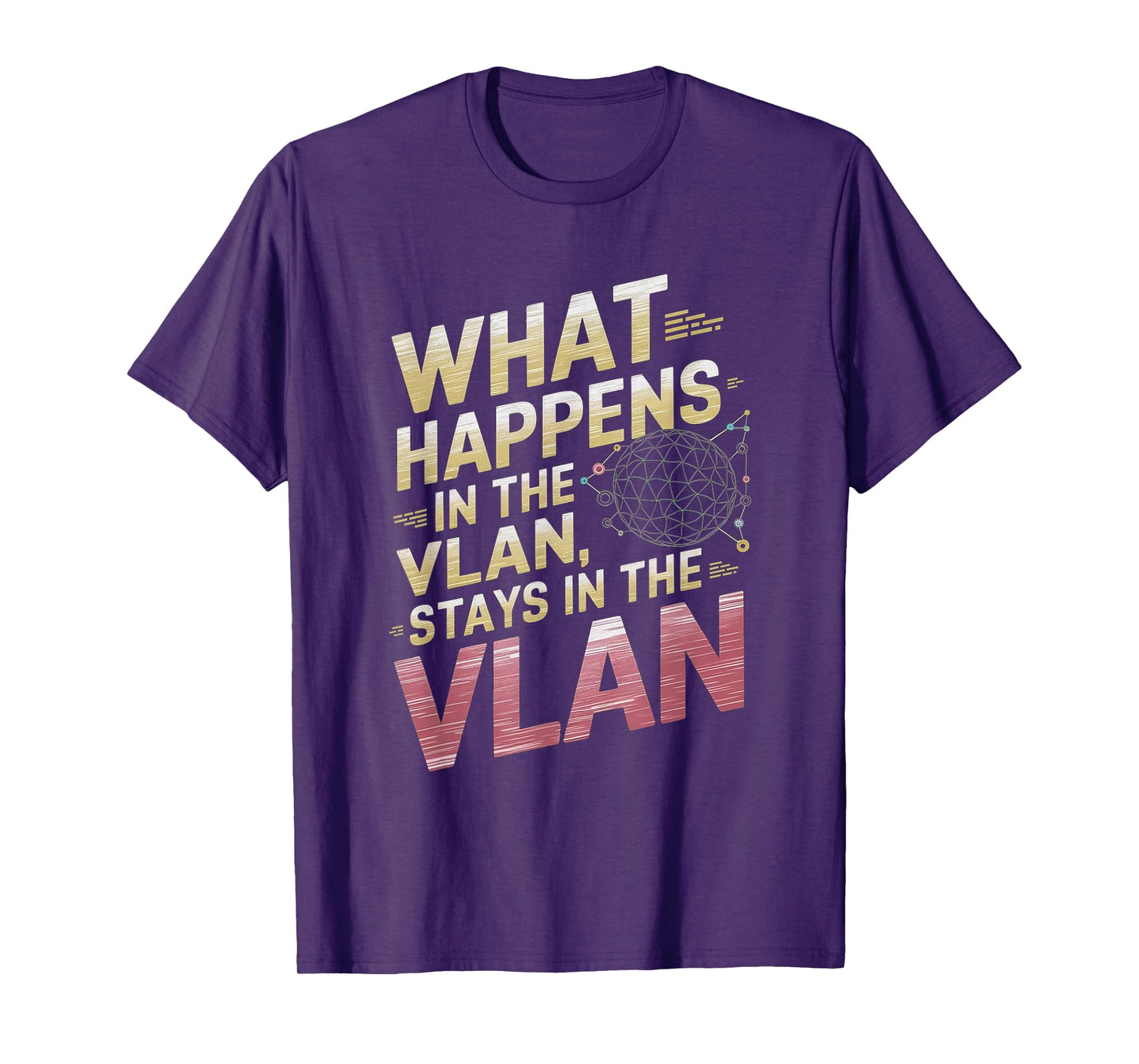 VLAN Funny Network Administrator Network Engineer Computer T-Shirt