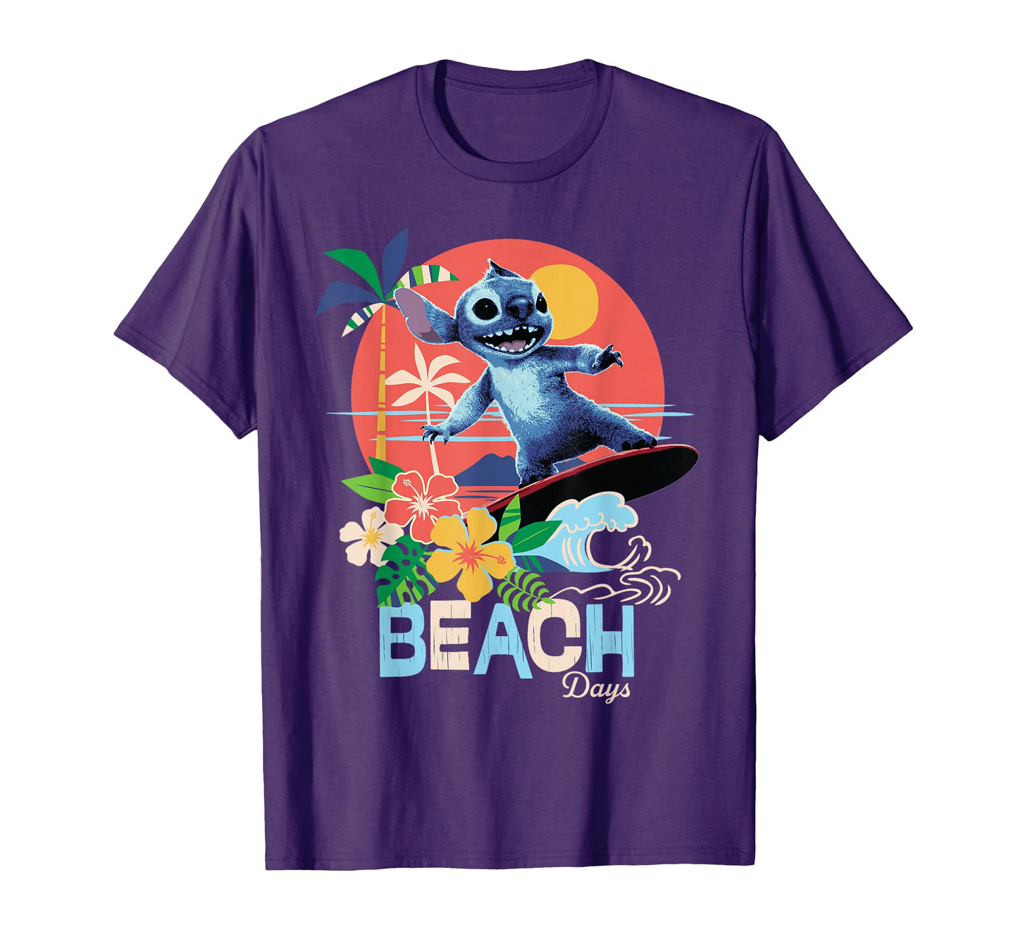 Disney Lilo & Stitch Live-Action Movie "Beach Days" Surfing T-Shirt