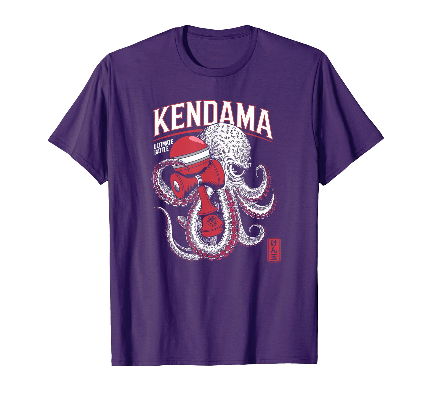 Kendama Harajuku Tokyo Octopus Kendama Battle Souvenir T-Shirt