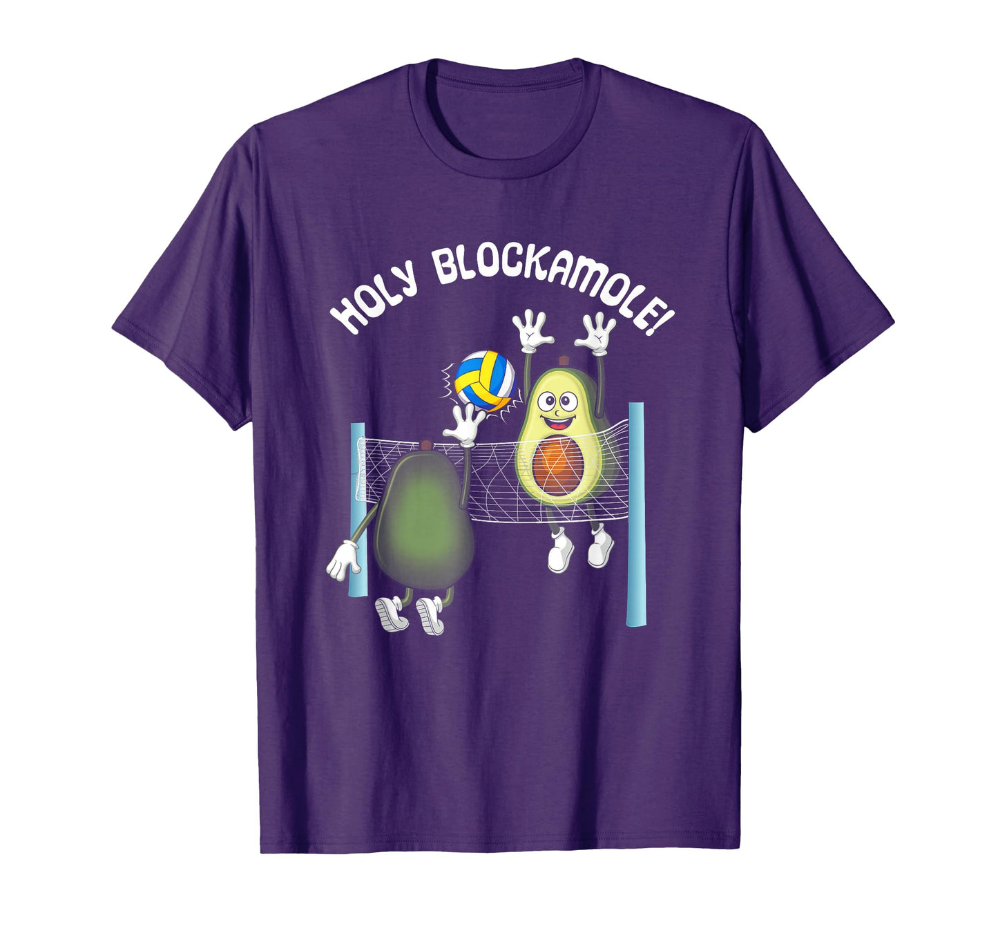 Holy Blockamole! Guacamole Player Blocker Volleyball T-Shirt