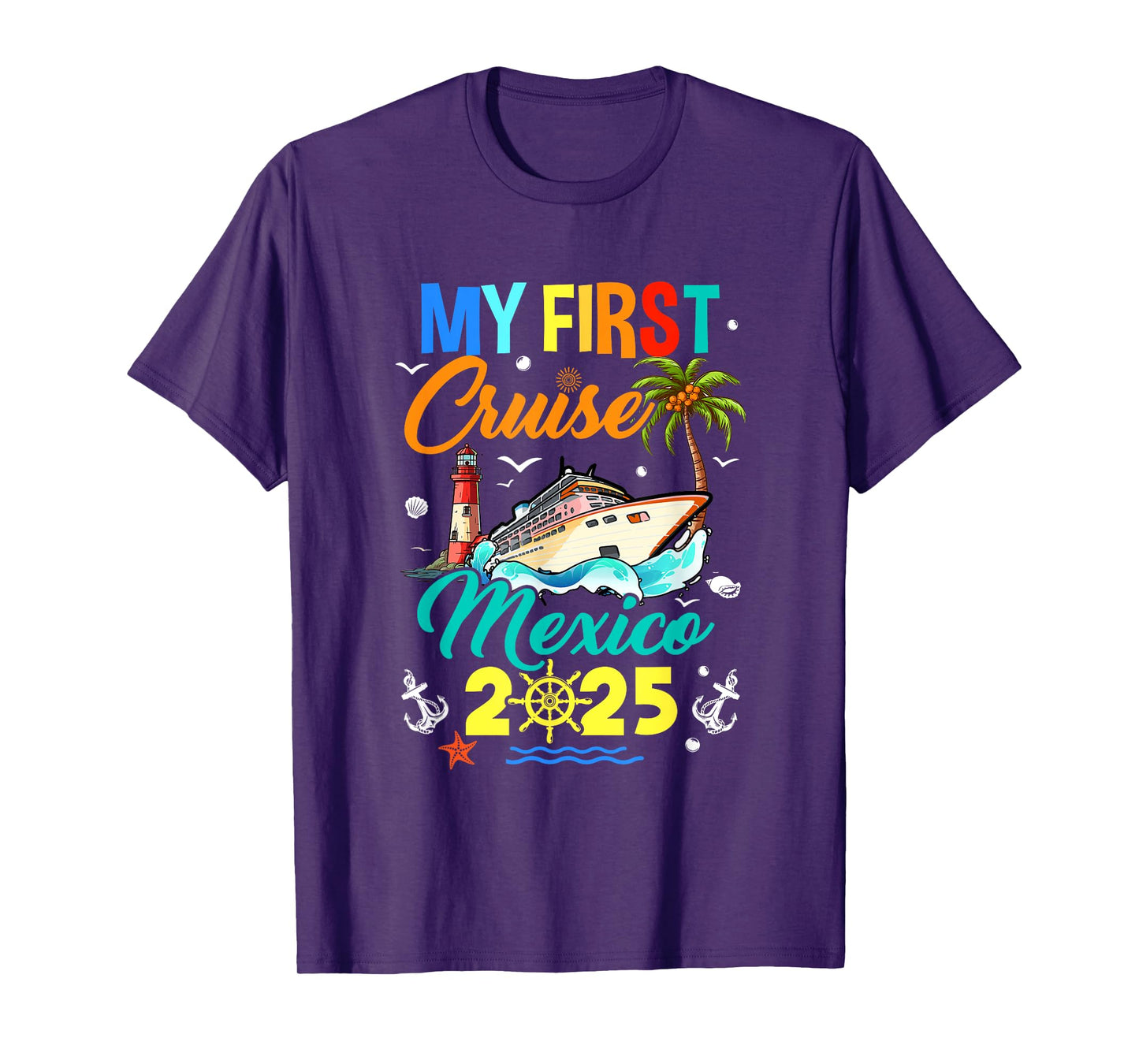 My First Cruise Mexico 2025 Family Matching Vacation Group T-Shirt